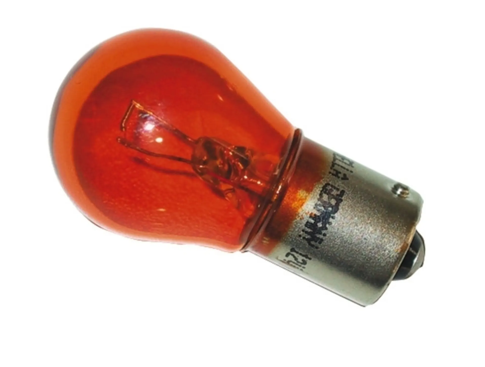 Ersatzbirne 12V/21W gelb, Sockel BA15S Ersatzbirne 12V/21W gelb, Sockel BA15S