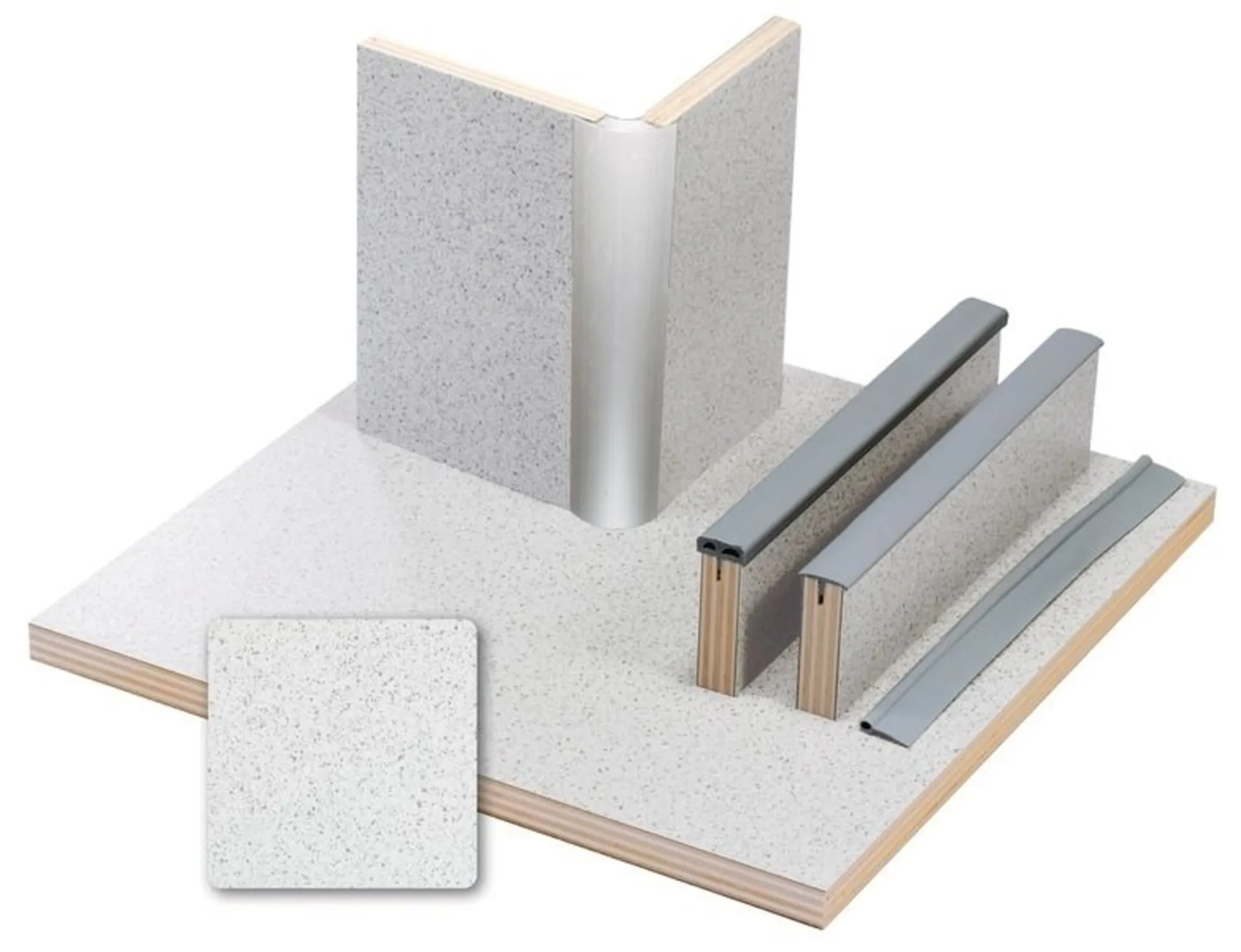 Panneau de meuble Granitto avec surface stratifiée HPL