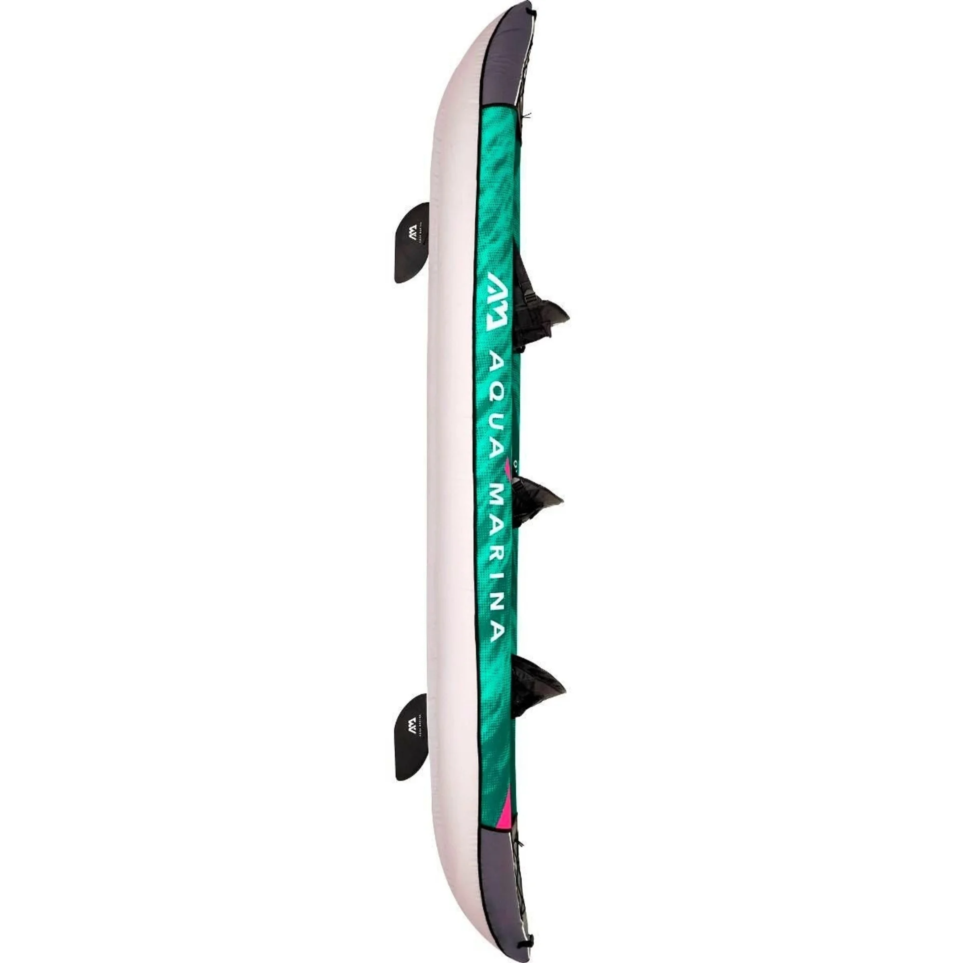 Kit de kayak de loisir Aqua Marina Laxo, 7 pièces, vert/gris, pour 3 personnes Kit de kayak de loisir Aqua Marina Laxo, 7 pièces, vert/gris, pour 3 personnes