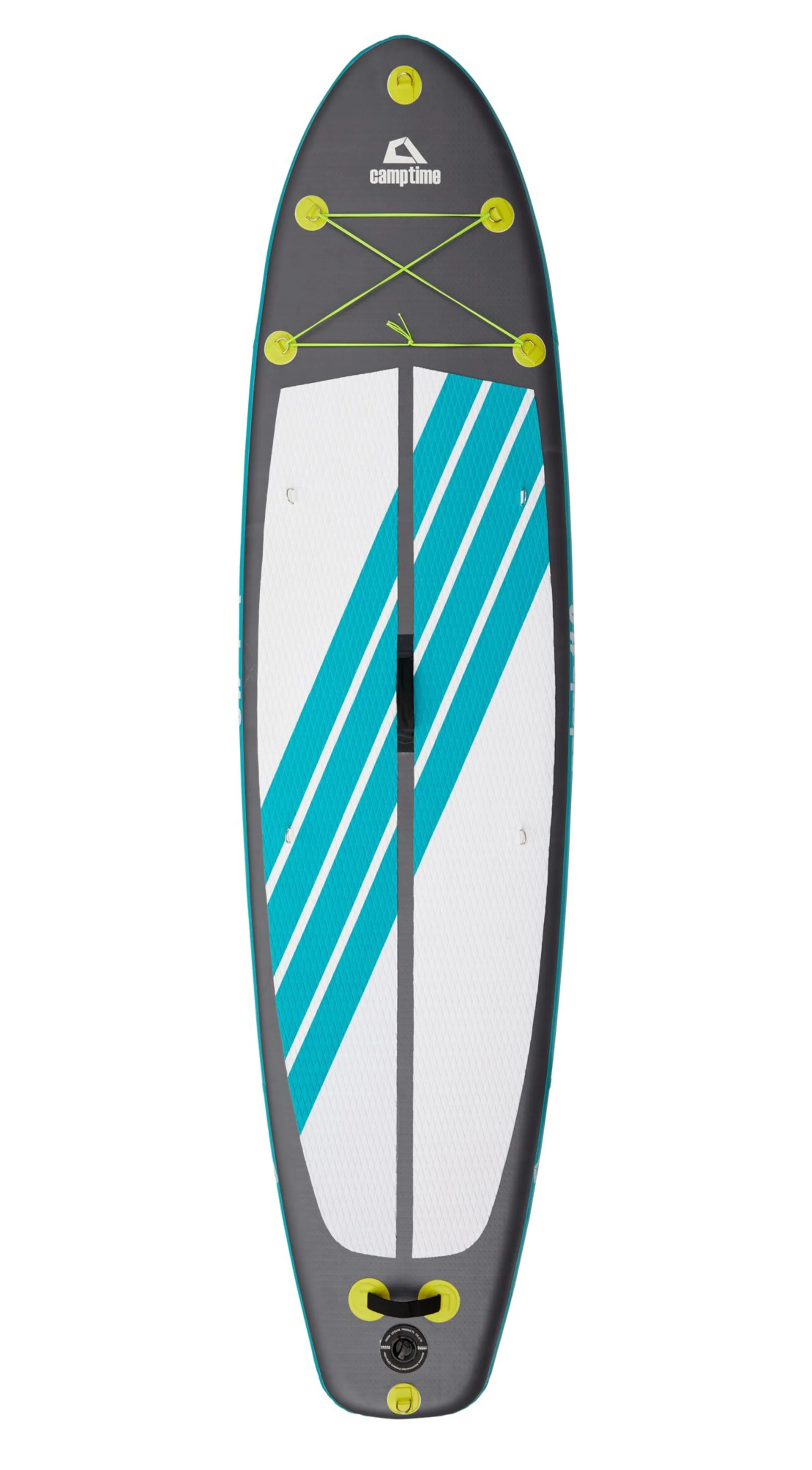 Camptime Polaris 11.0 SUP Set planche de stand up paddling gonflable avec pagaies et pompe à air incluses