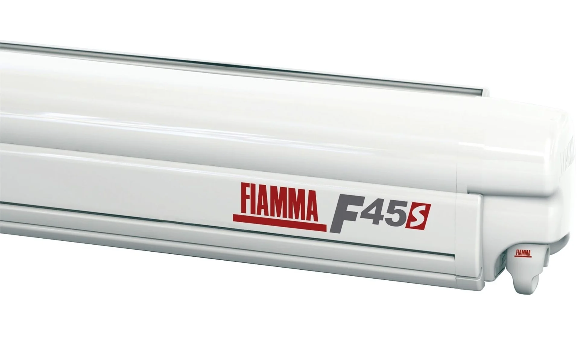 Fiamma F45s 400 Wandmarkise Gehäusefarbe Polar White Tuchfarbe Royal Grey 400 cm
