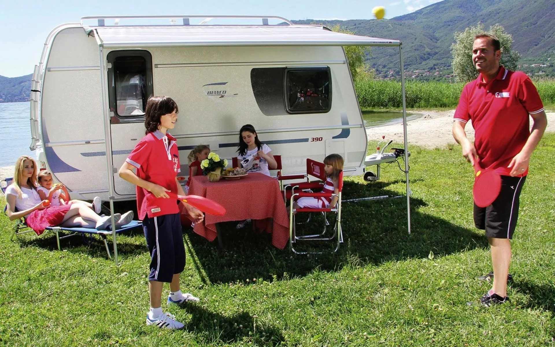 Fiamma Caravanstore XL ZIP 410 Markise für Vorzelt ZIP Tuchfarbe Royal Grey 410 cm