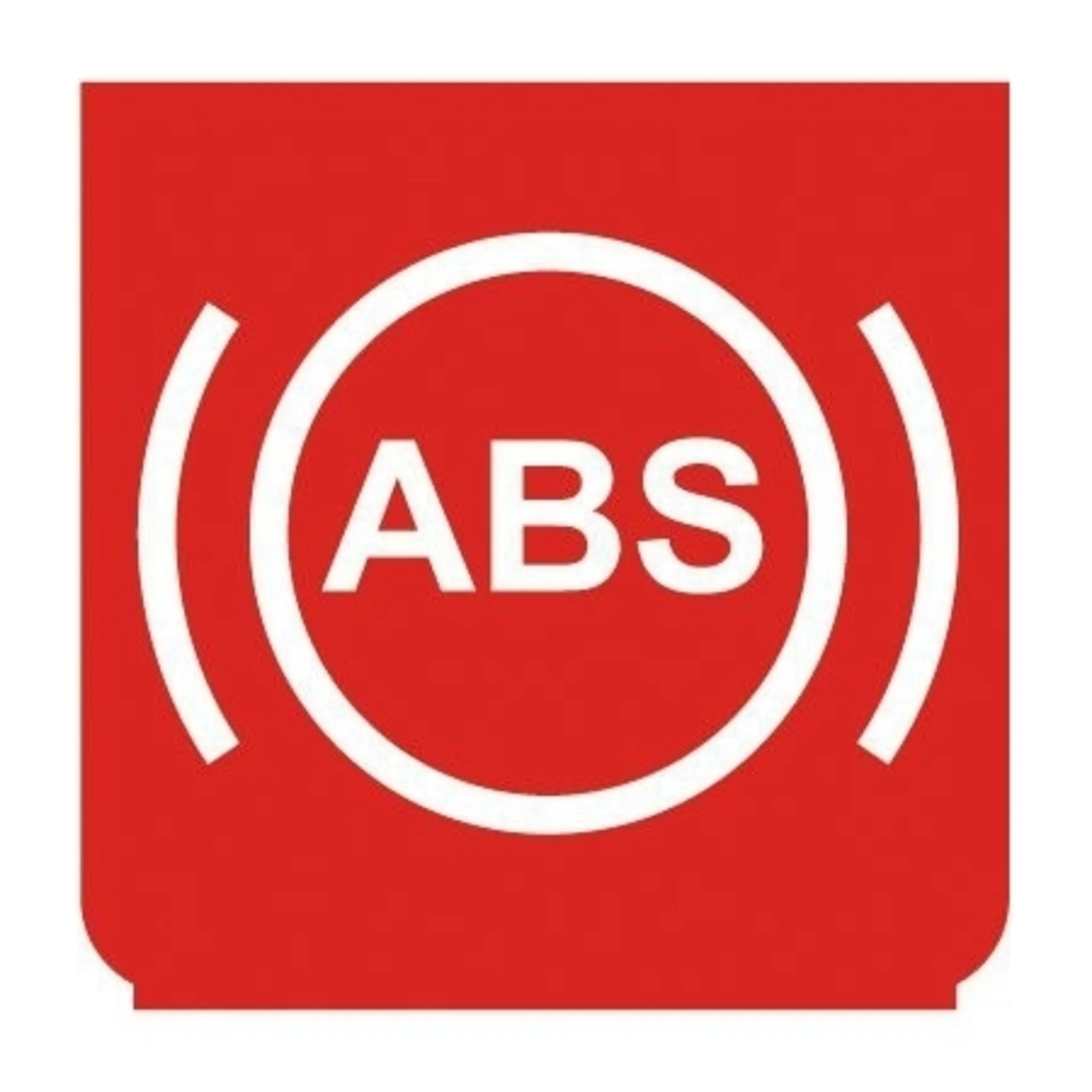Emblème - test ABS rouge