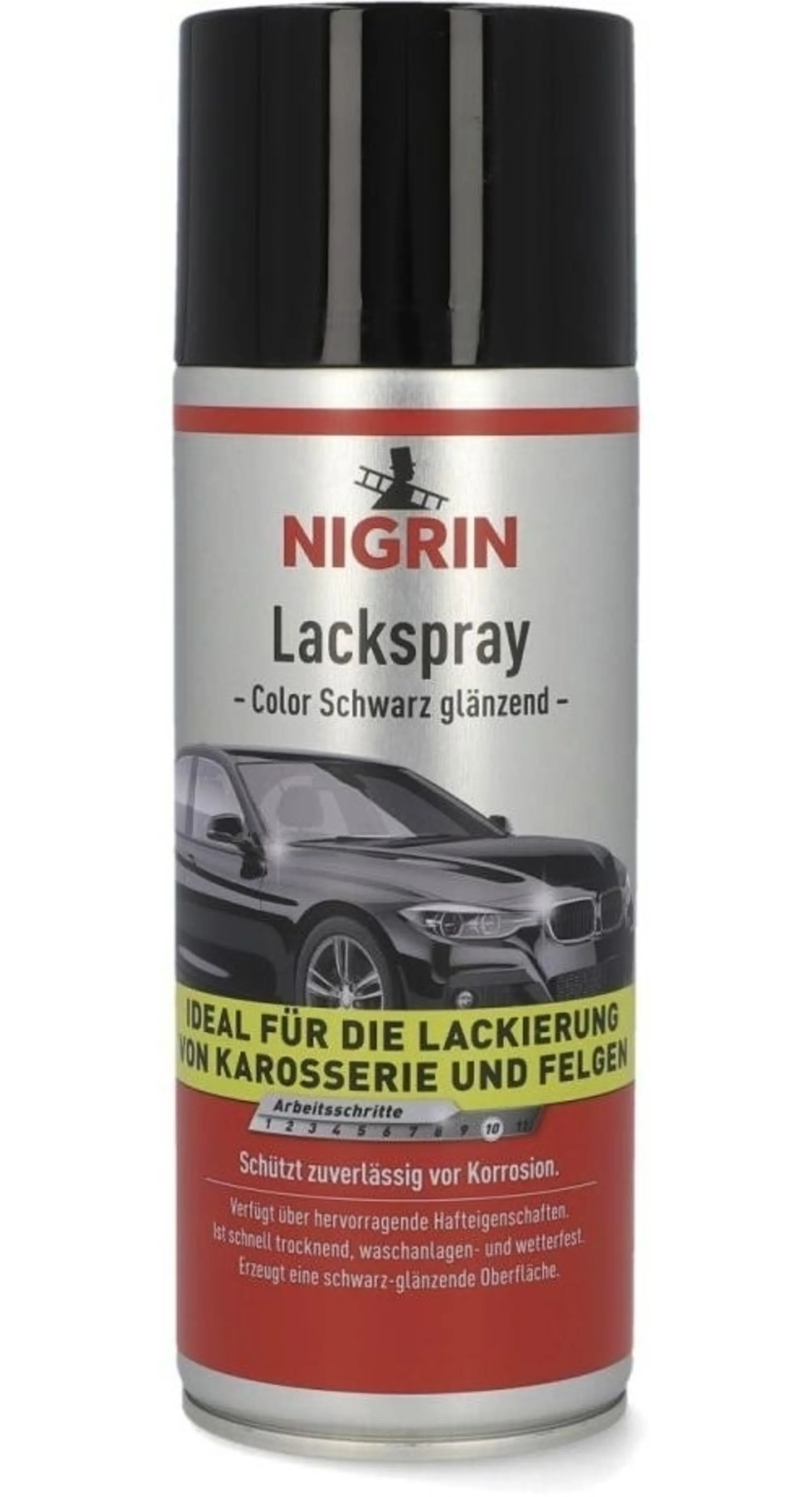 Peinture en spray Nigrin - noir brillant 400 ml Peinture en spray Nigrin - noir brillant 400 ml