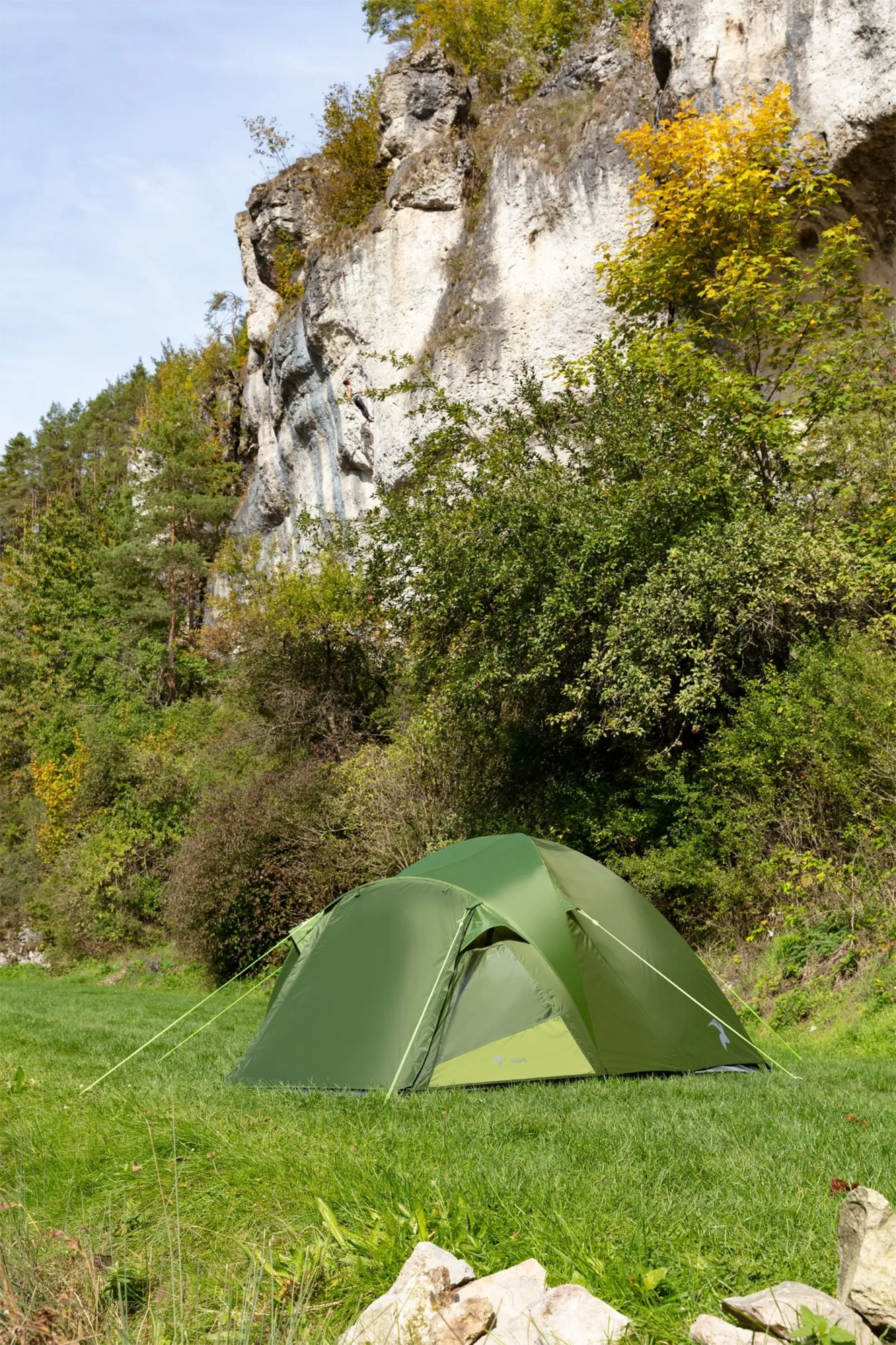Mountain Guide Malo III Trekkingzelt für 3 Personen Dunkelgrün
