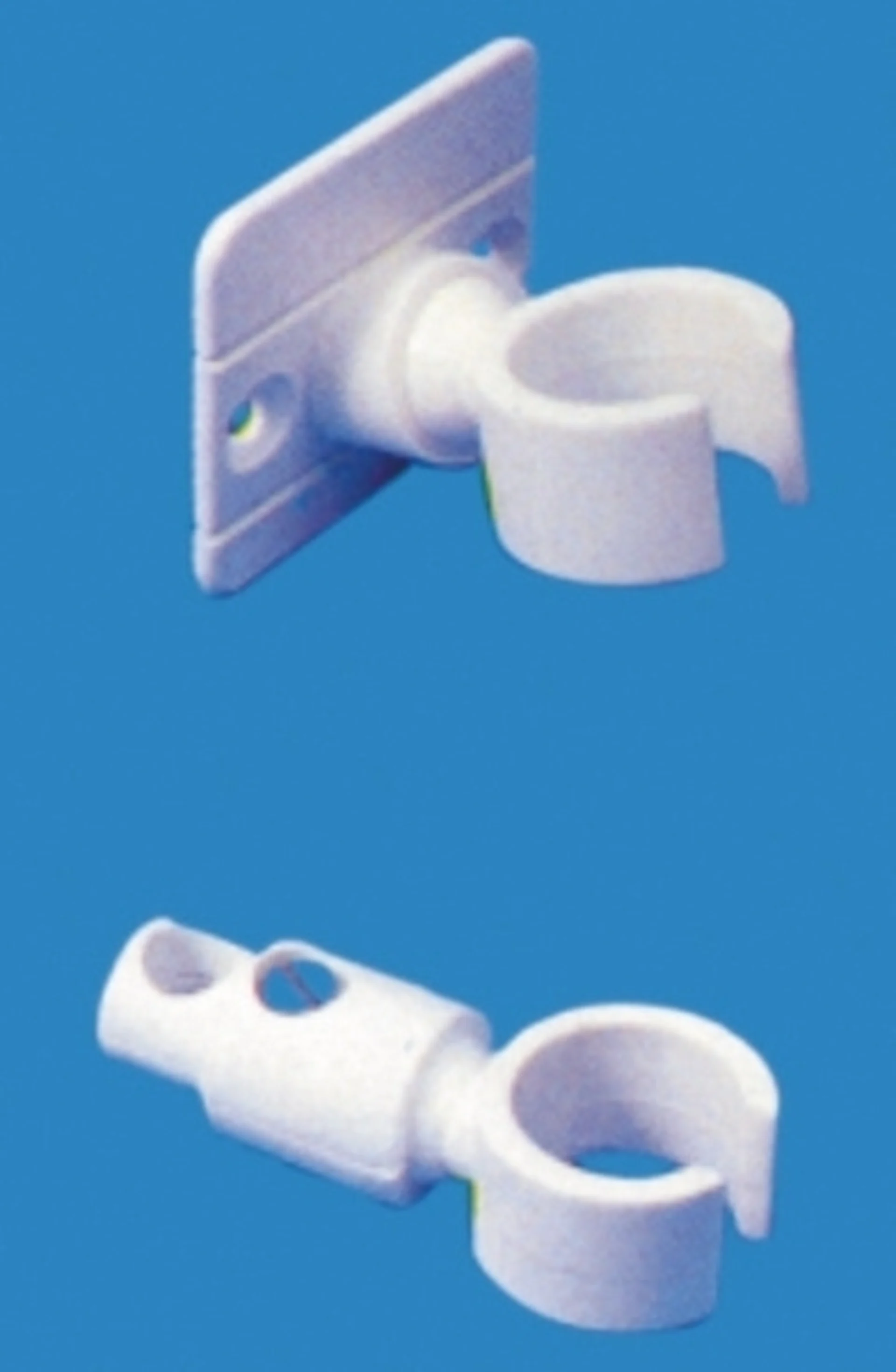 Support mural pour kit de douche Duett & Trend en blanc