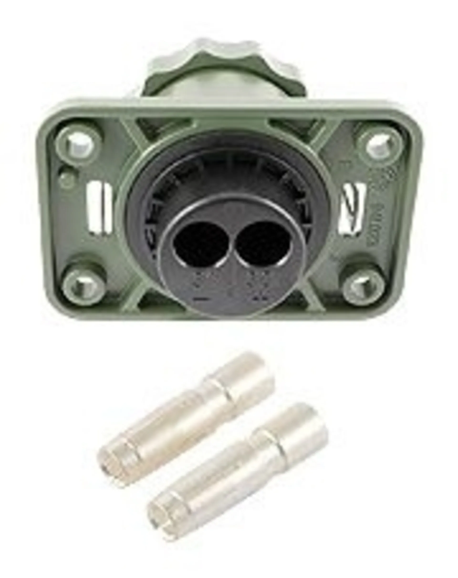 Nato-Steckdose 2-pol. 35 - 50 mm2 Metall