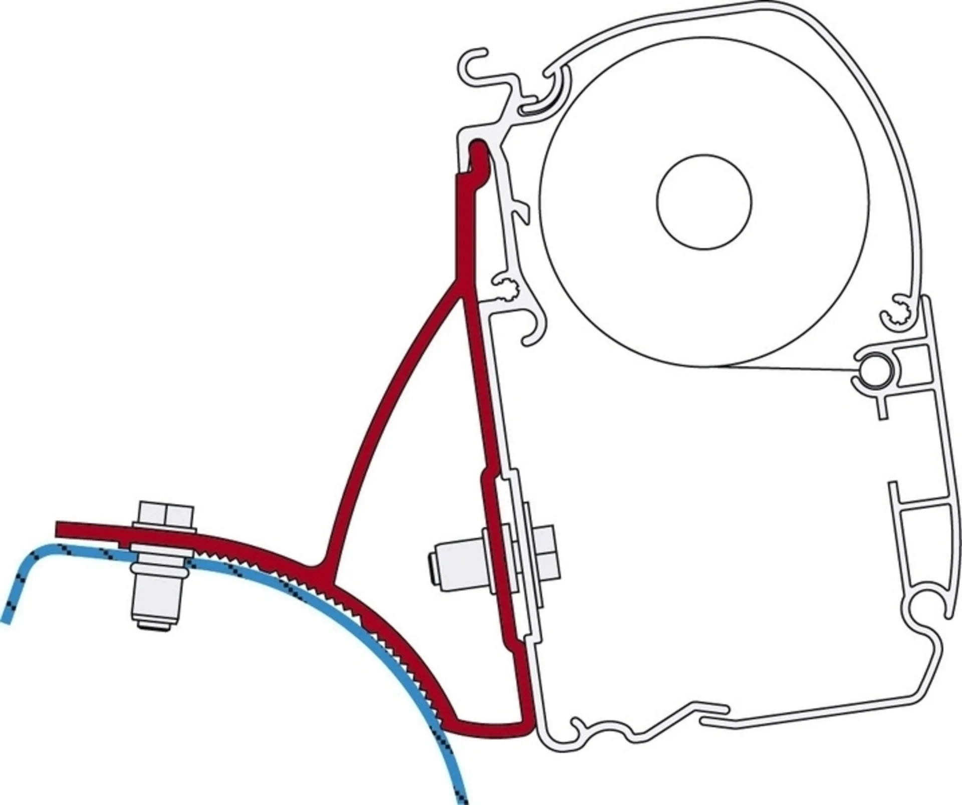 Adaptateur F45Ti-F45TiL-Zip, Trafic.Vivaro