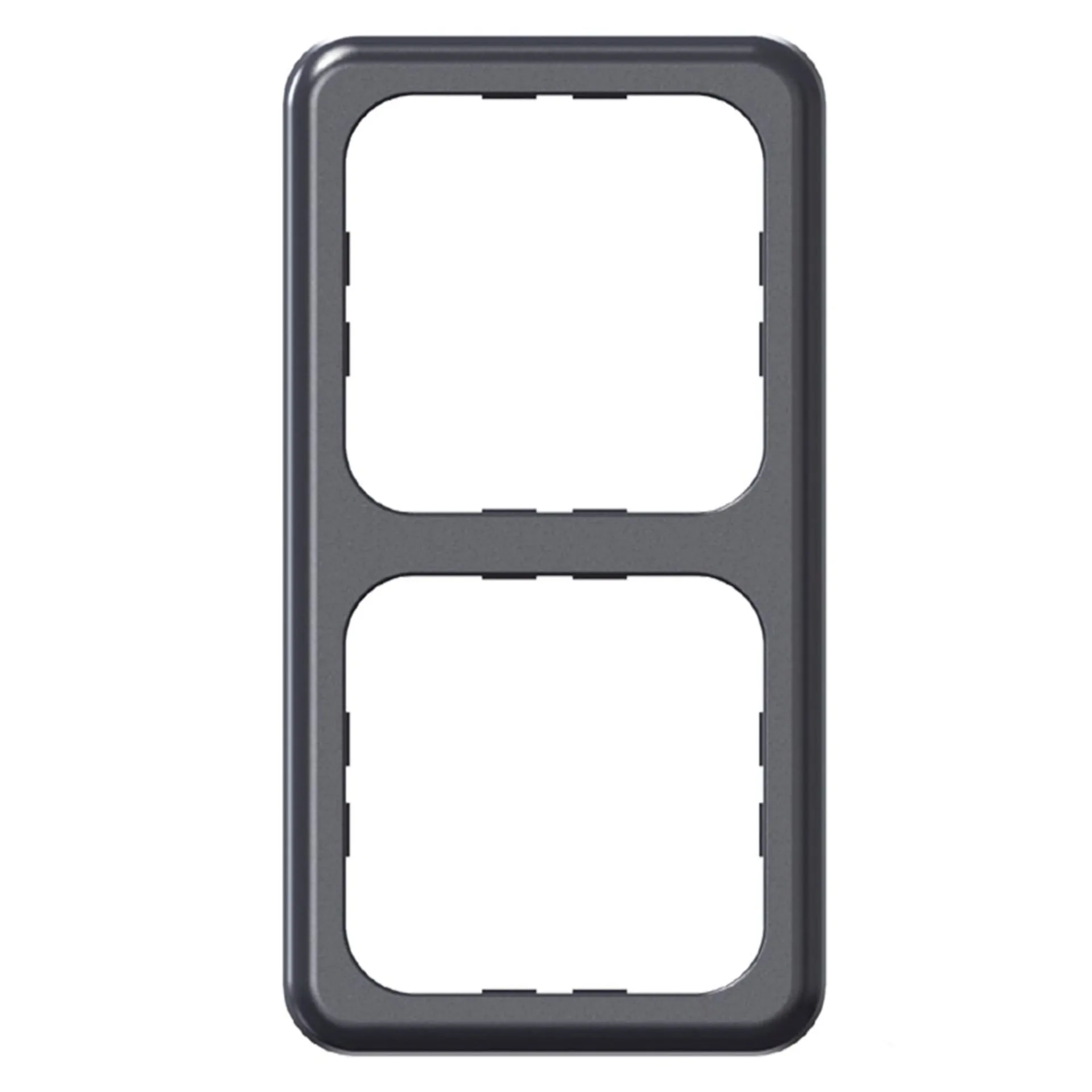 Inprojal System 10.000 Zweifachrahmen STANDARD schwarz