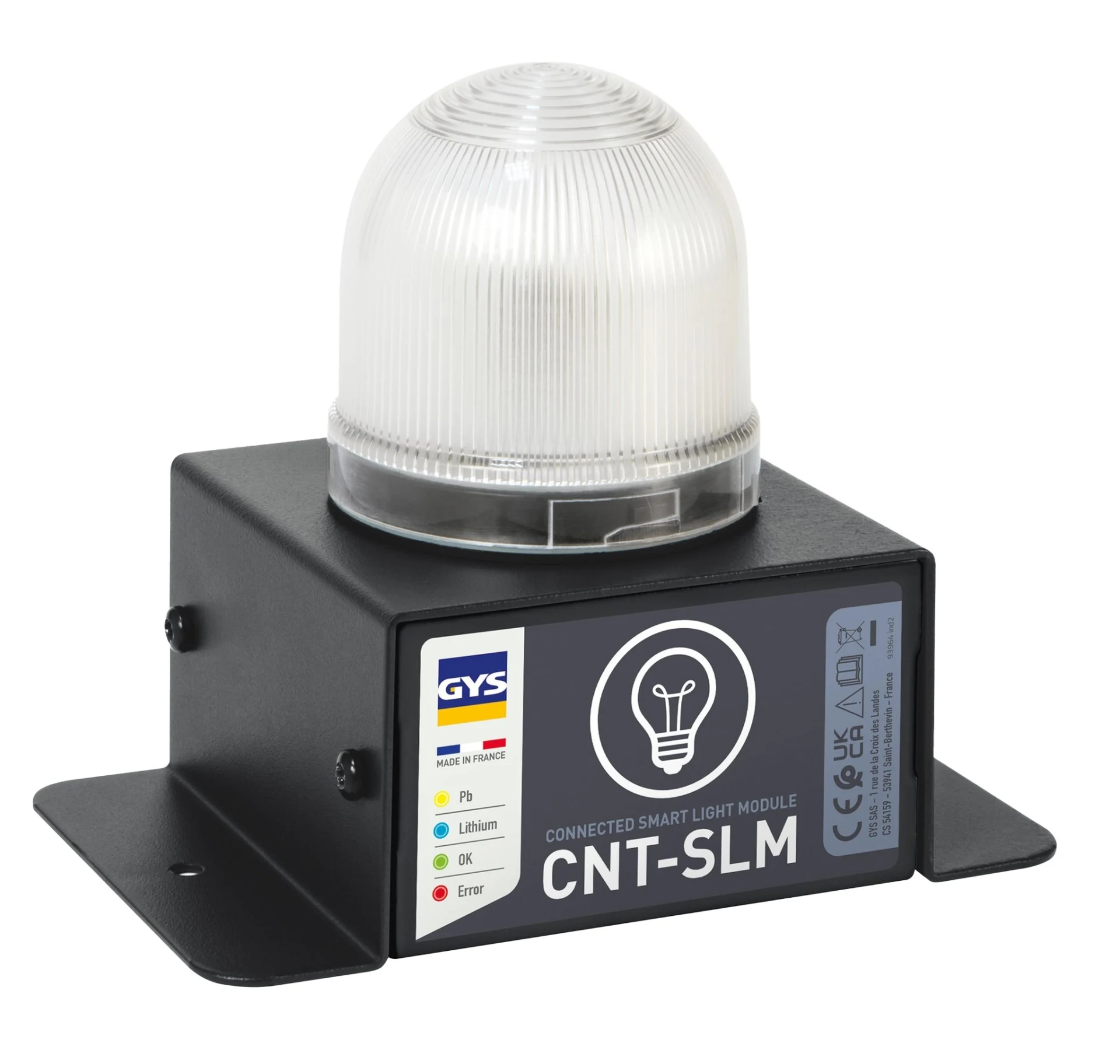 GYSFLASH - SLM : Smart Light Module 126 × 146 × 93 mm, 0,6 kg GYSFLASH - SLM : Smart Light Module 126 × 146 × 93 mm, 0,6 kg