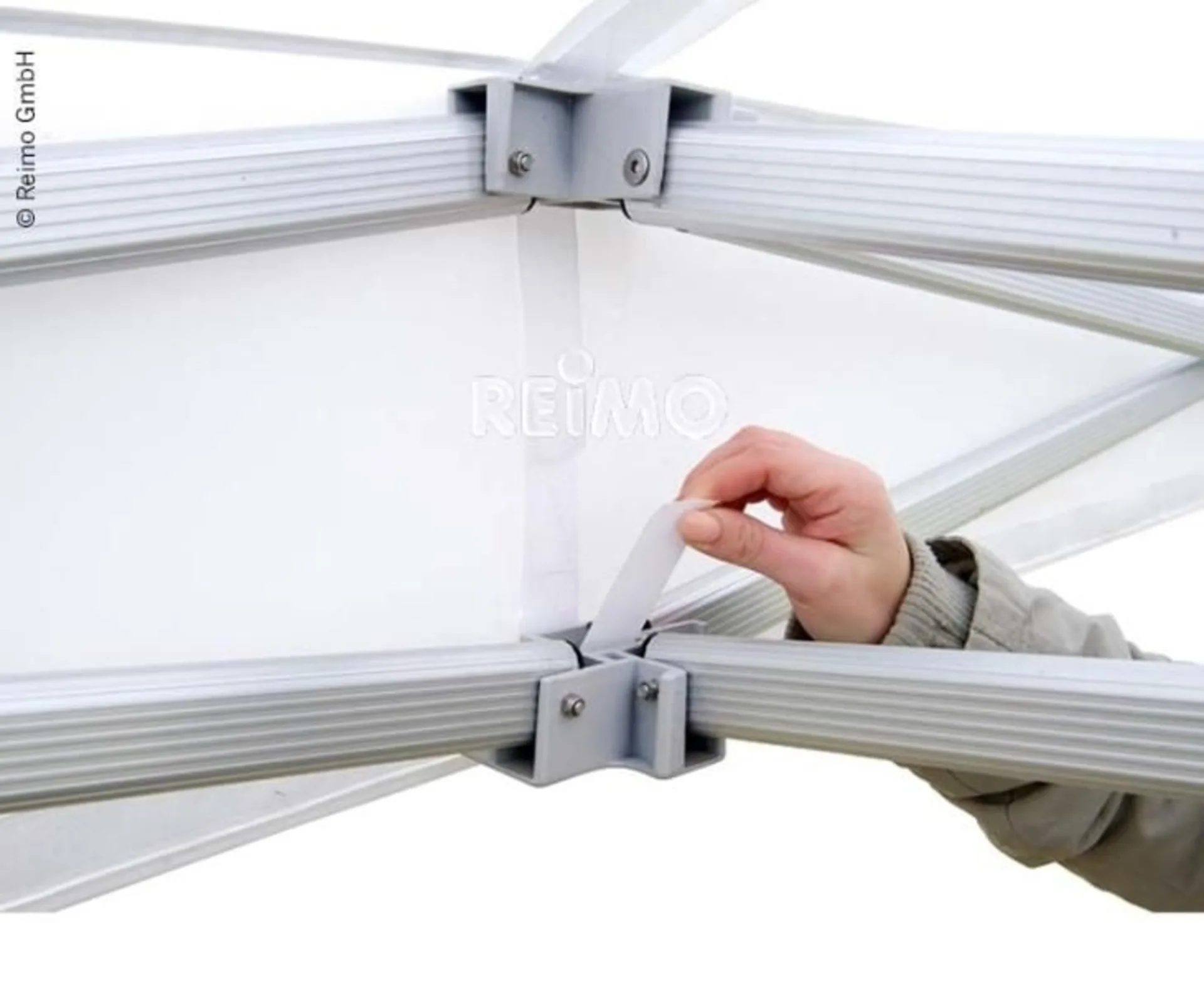 Zeltpavillon weiss Gr.3x6m, Alu-Gestell