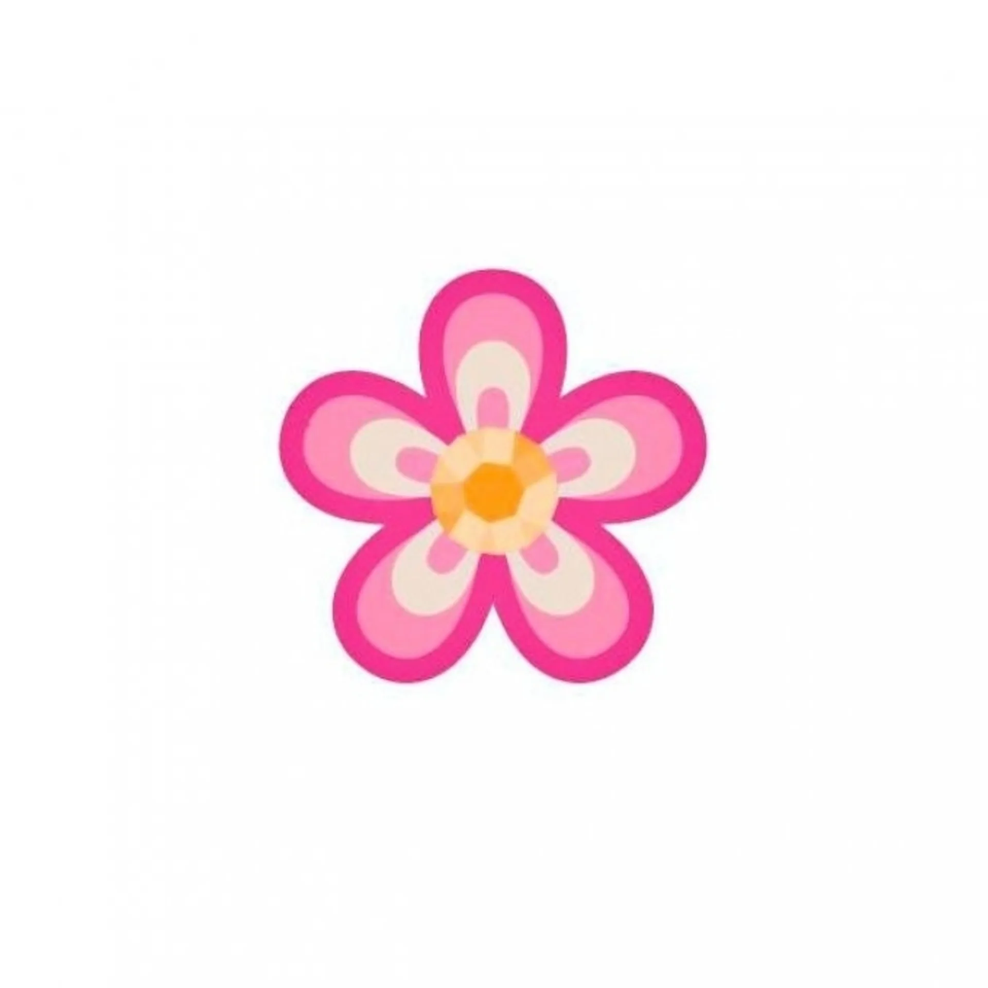 Große Blume Pink