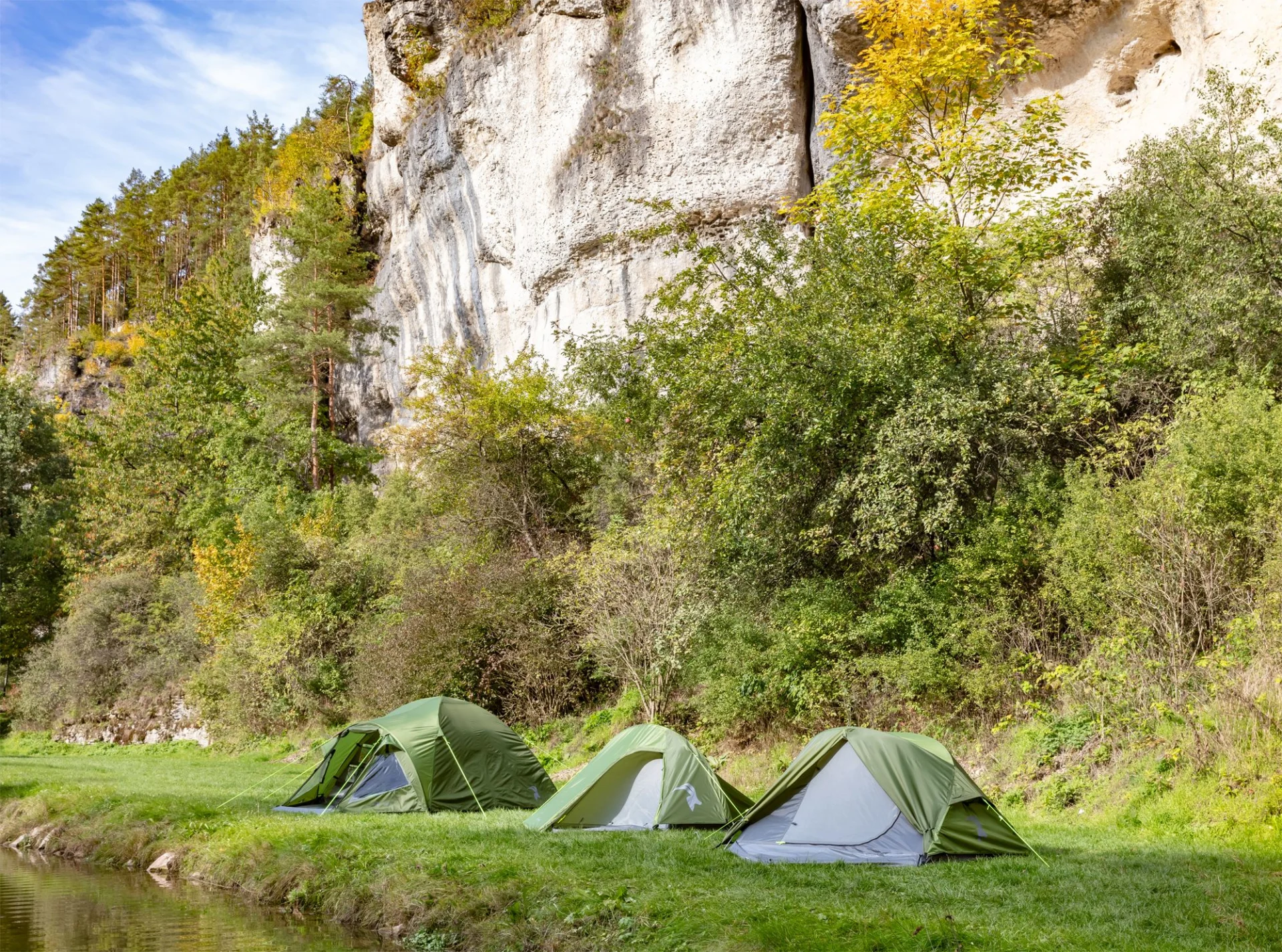 Mountain Guide Nola II Alu Trekkingzelt hellgrün für 2 Personen