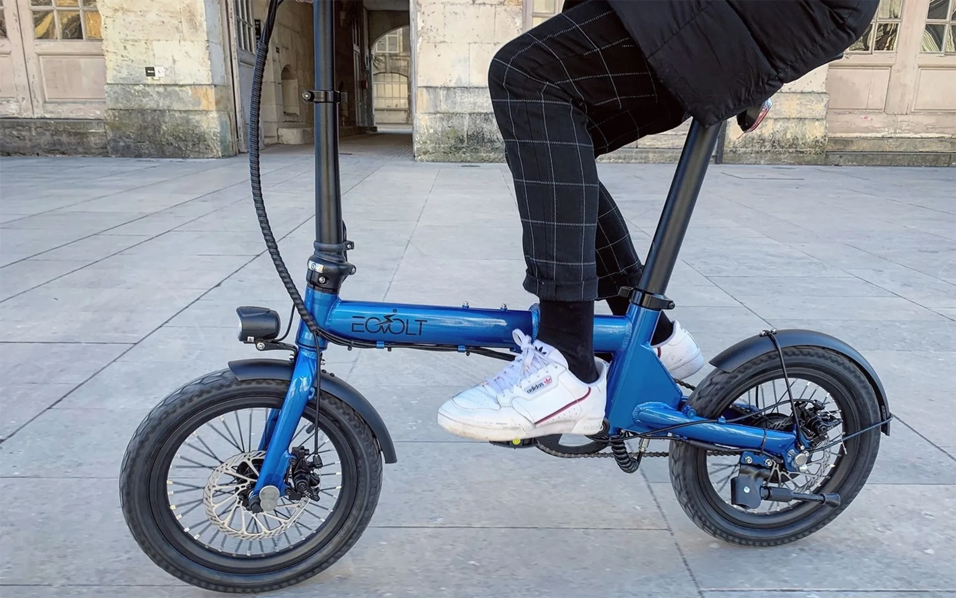 Eovolt City Saphir Bleu Vélo électrique pliable
