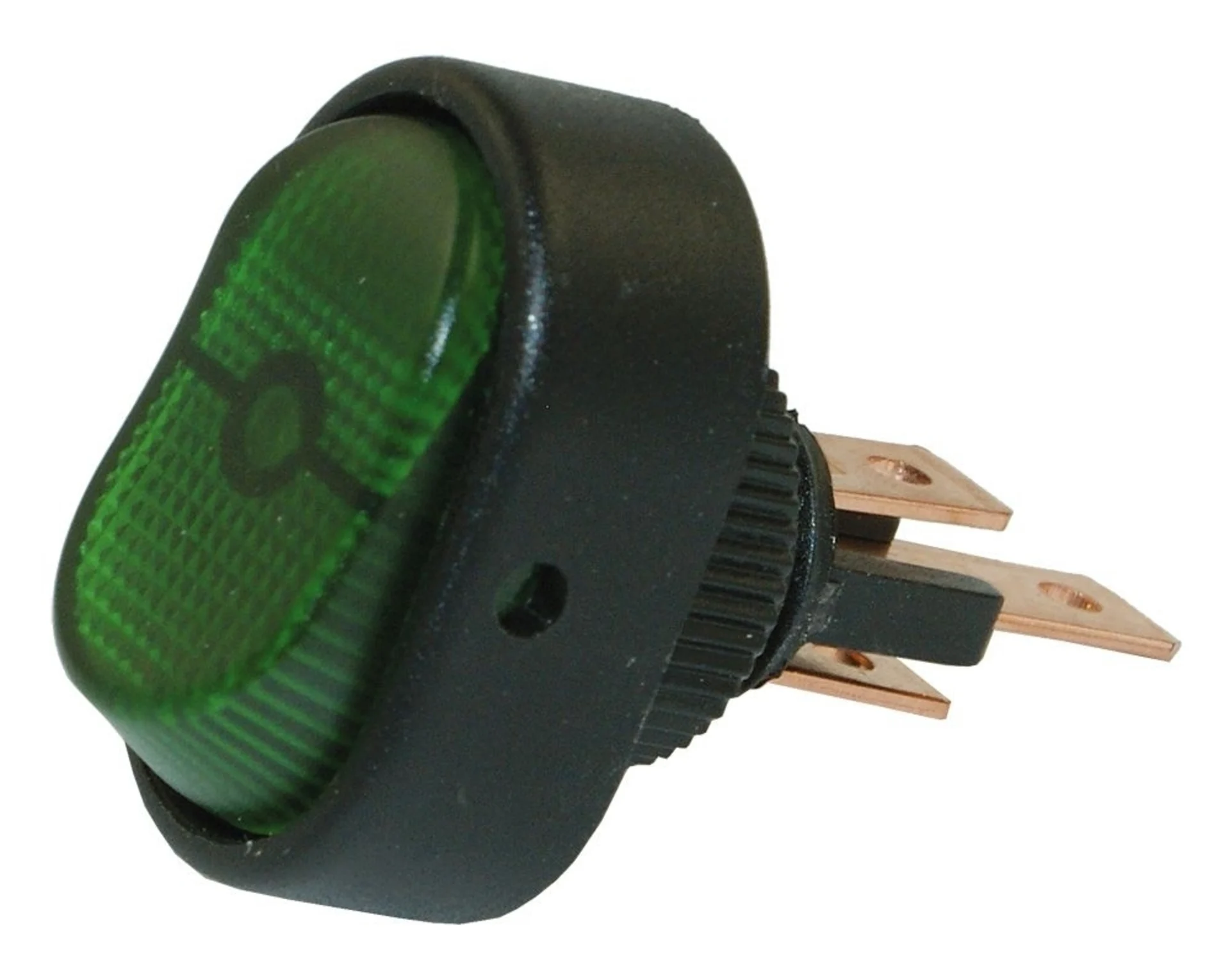 Hella - Wippschalter grün beleuchtet 12V