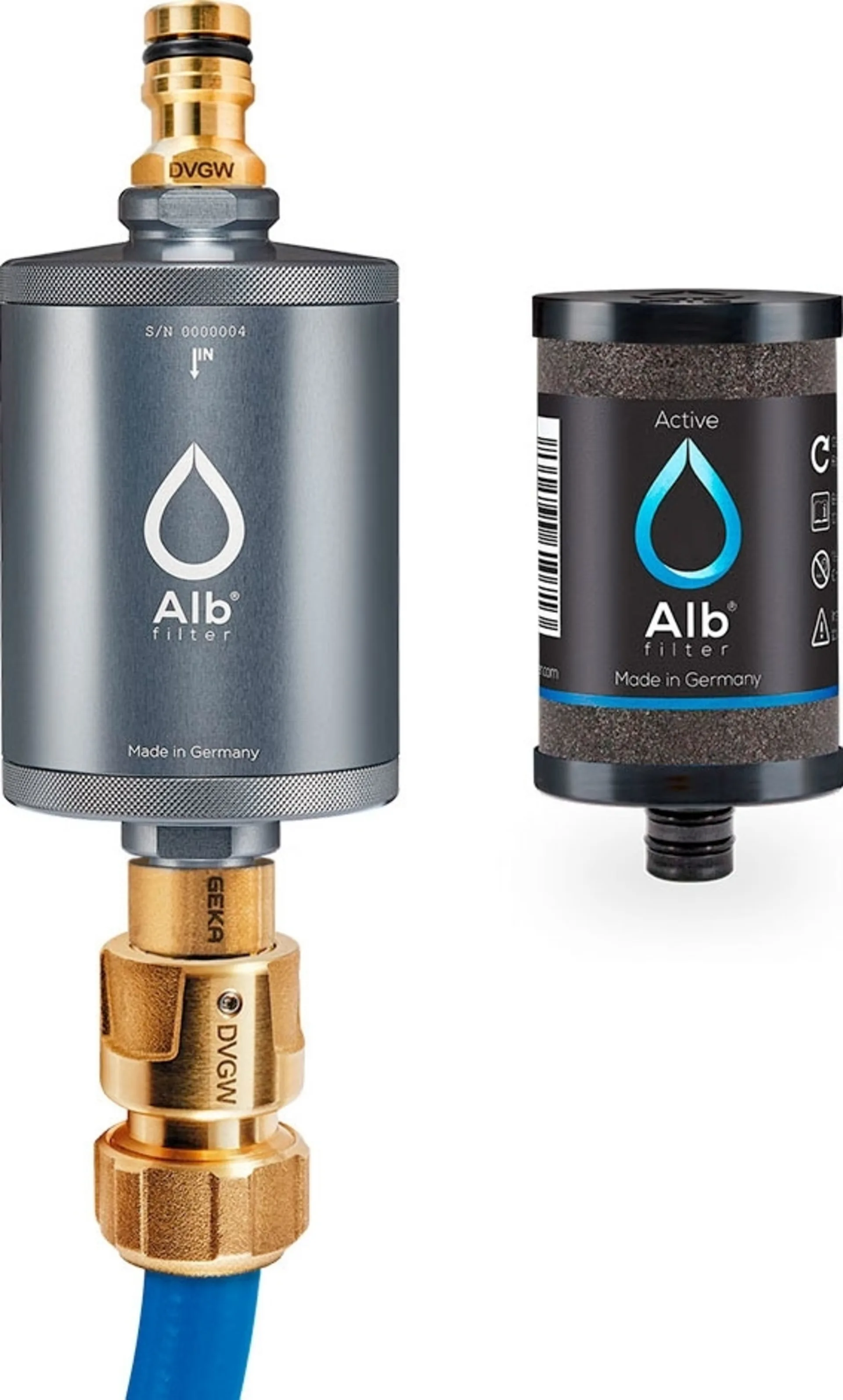 Alb Filter MOBIL Active Trinkwasserfilter - Mit GEKA Anschluss - Titan