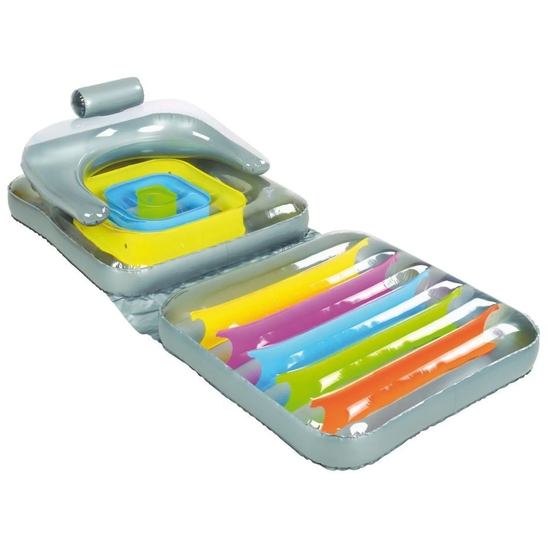 Happy People Matelas gonflable 2 en 1 158 x 69 cm