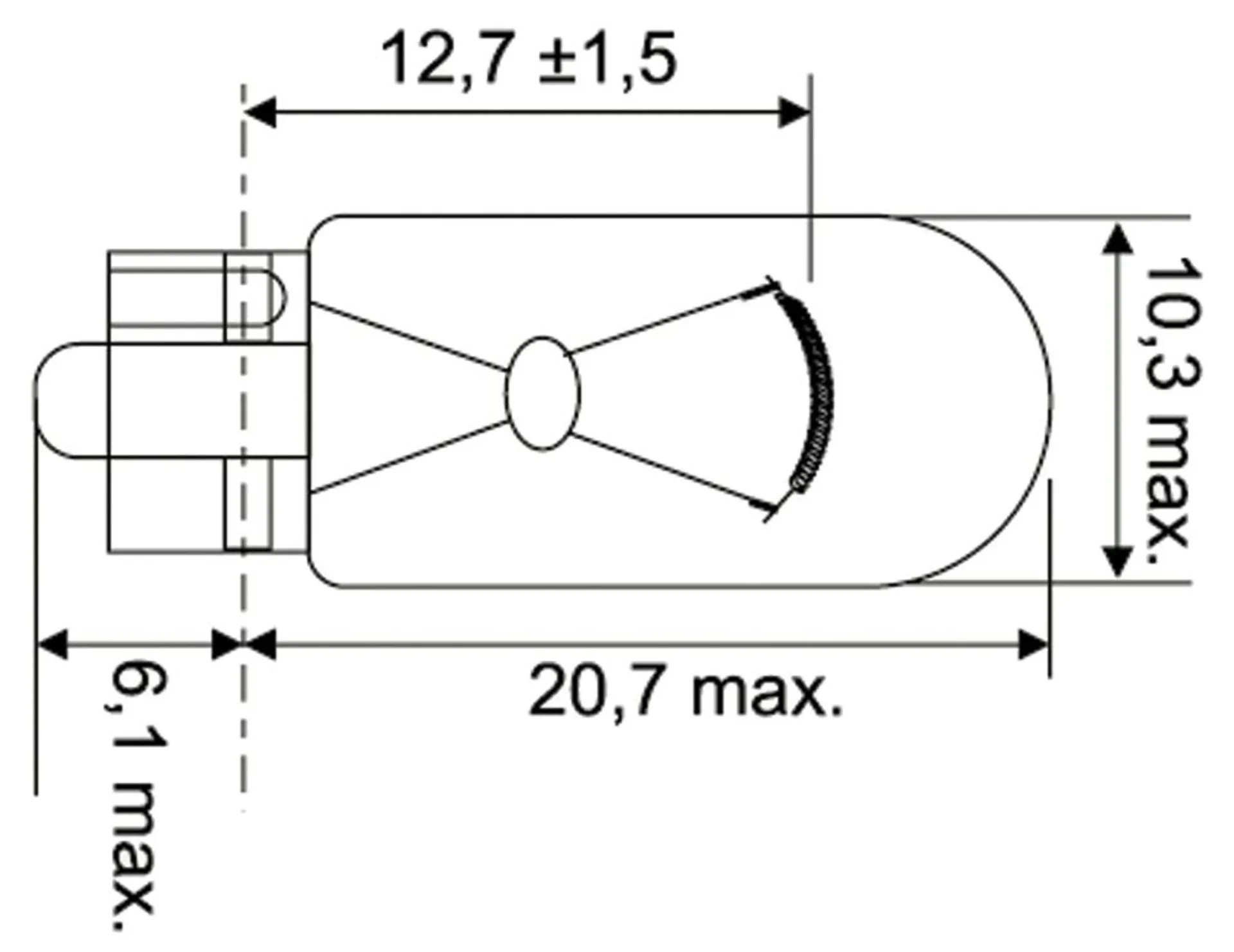 Jahn Glassockellampe 12V 5W *Longlife* 12V 5W *Long Life* Jahn Glassockellampe 12V 5W *Longlife* 12V 5W *Long Life*