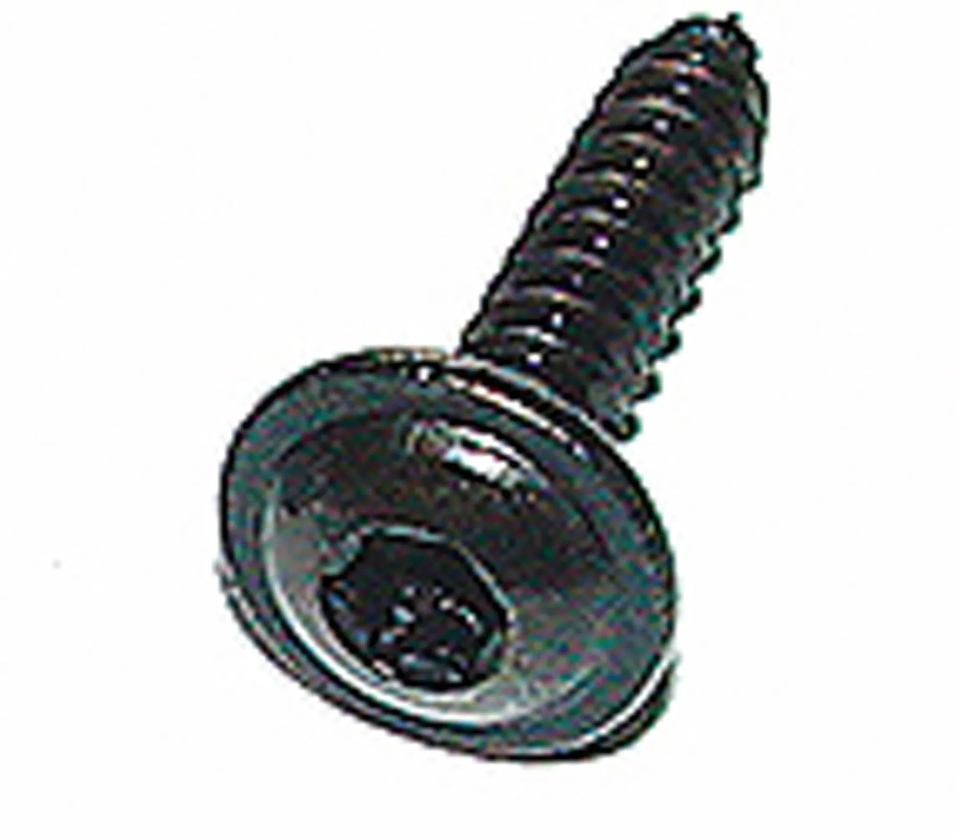 Blechschraube mit Bund Edelstahl A2 4.2 x 19 TORX-Antrieb, Kopf schwarz lackiert
