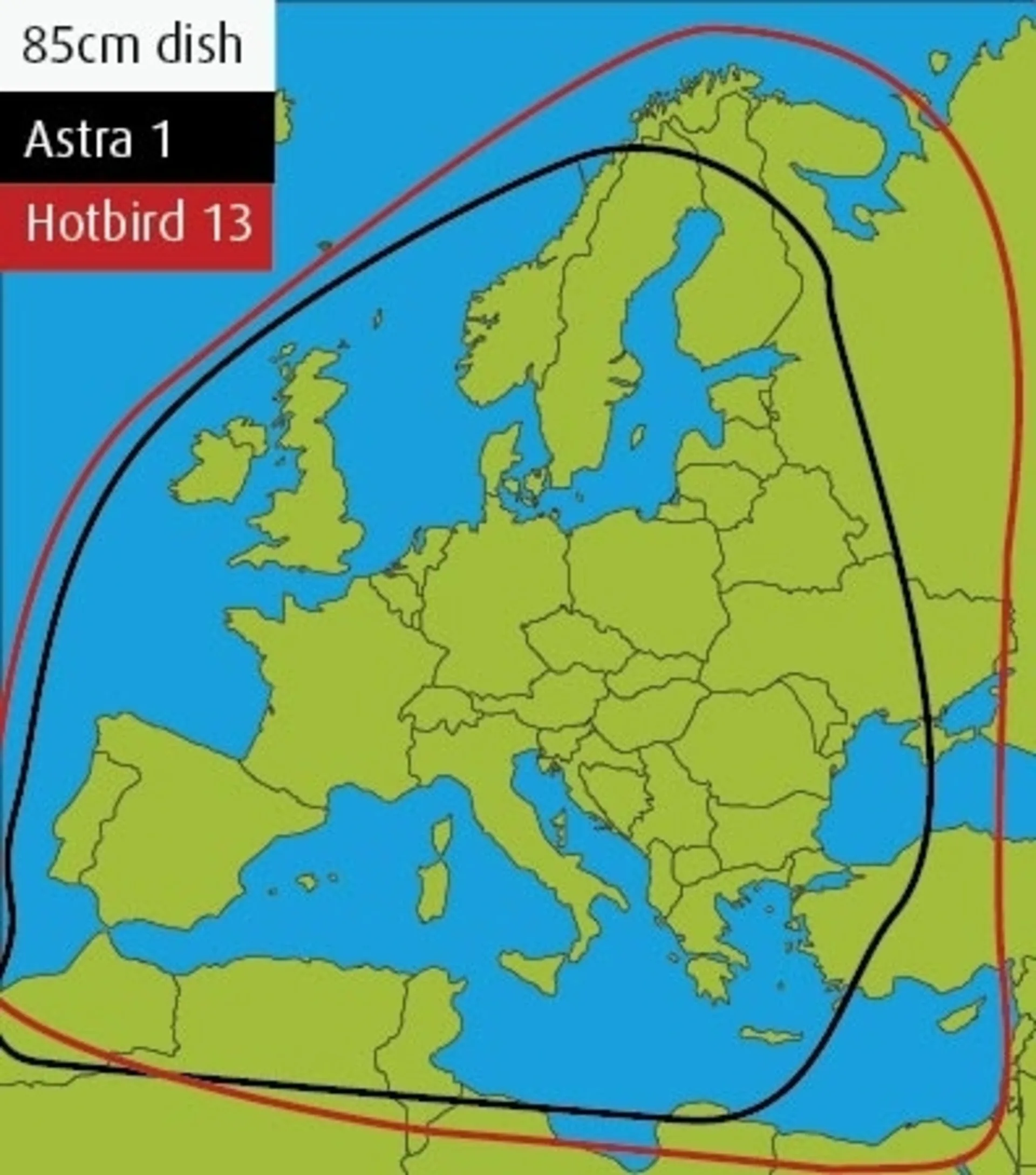 Maxview antenne satellite Connect 85cm Twin