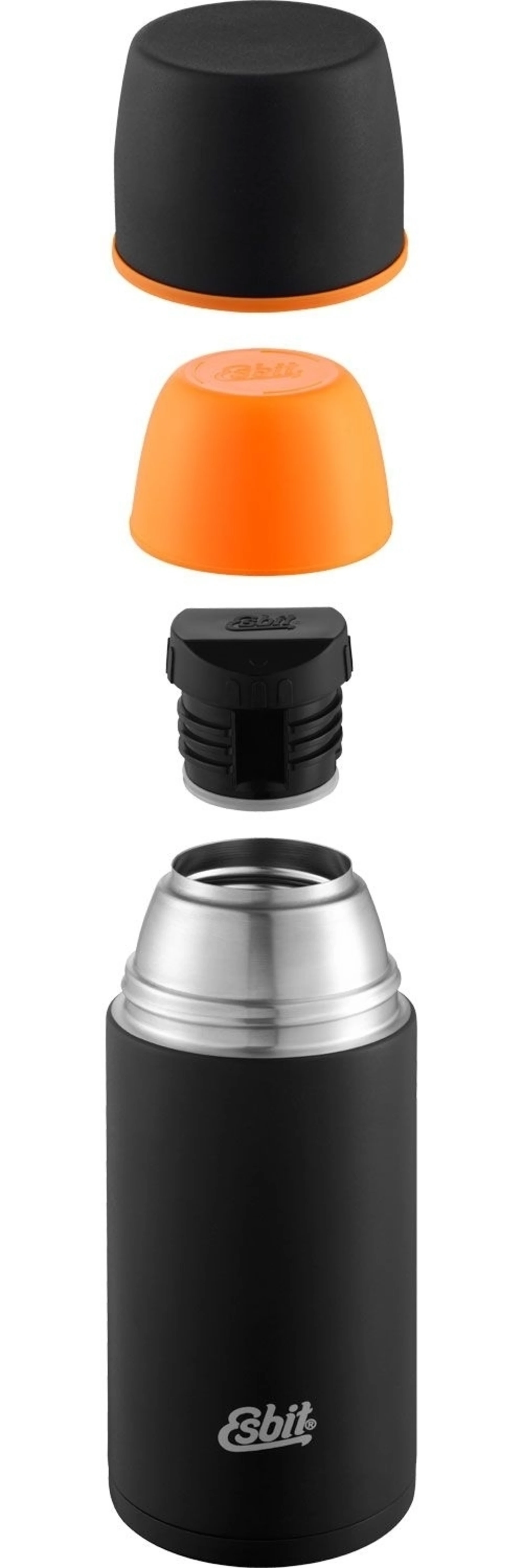 Bouteille isolante en acier inoxydable Esbit noire 500 ml