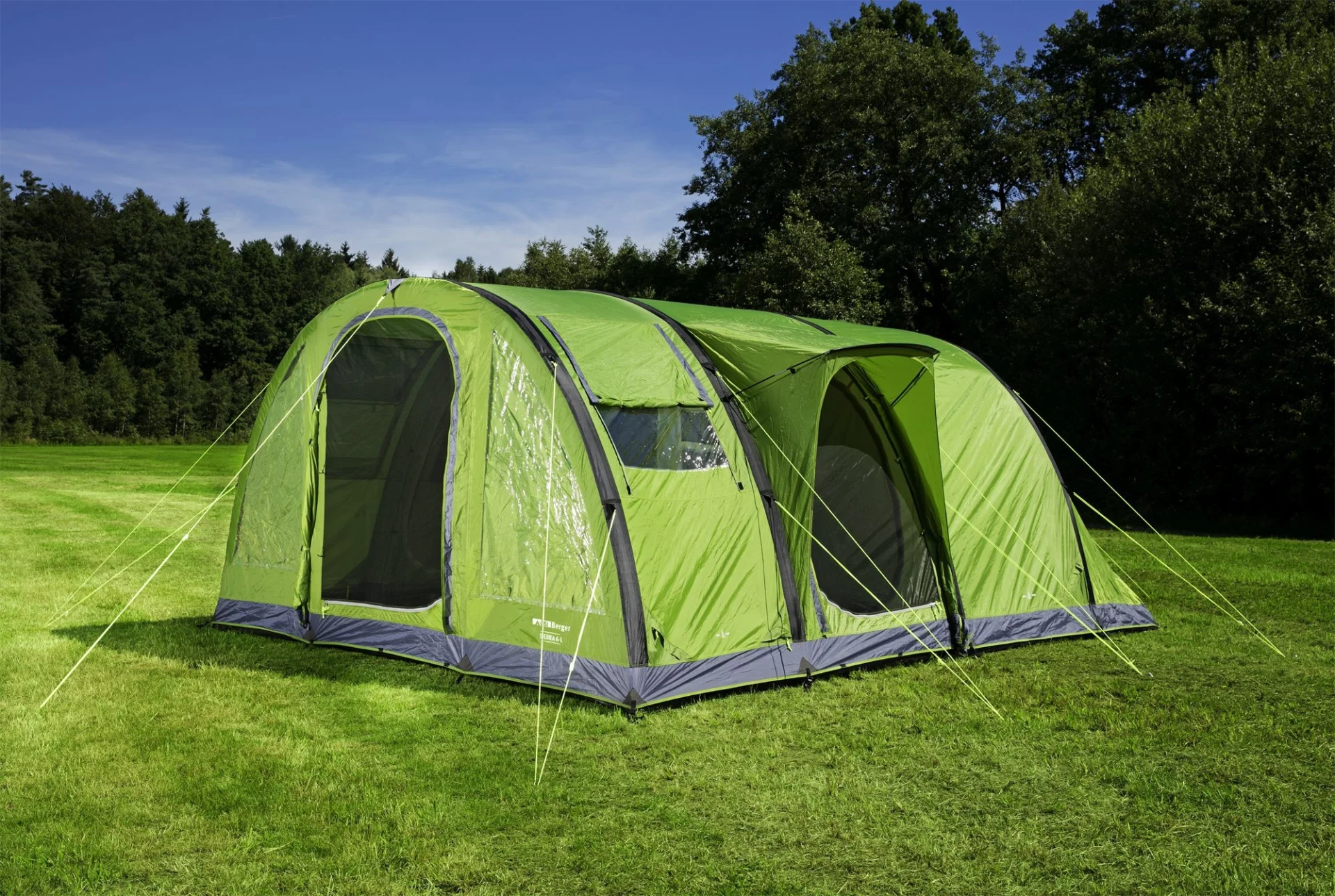 Tente Berger Sierra 6-L incl. cabine de couchage noire