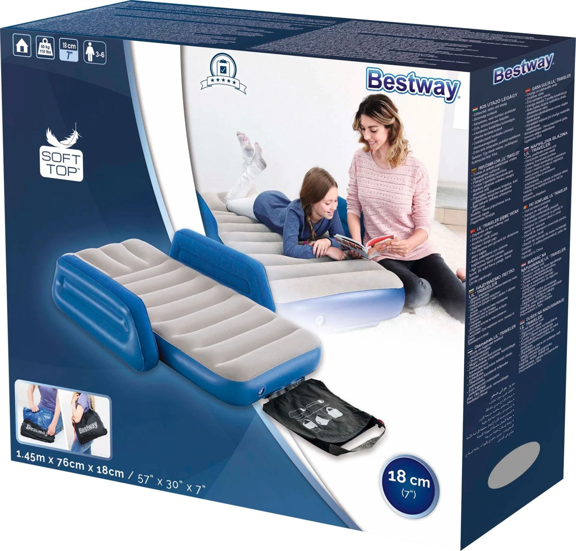 Bestway lit à air pour enfants Traveler