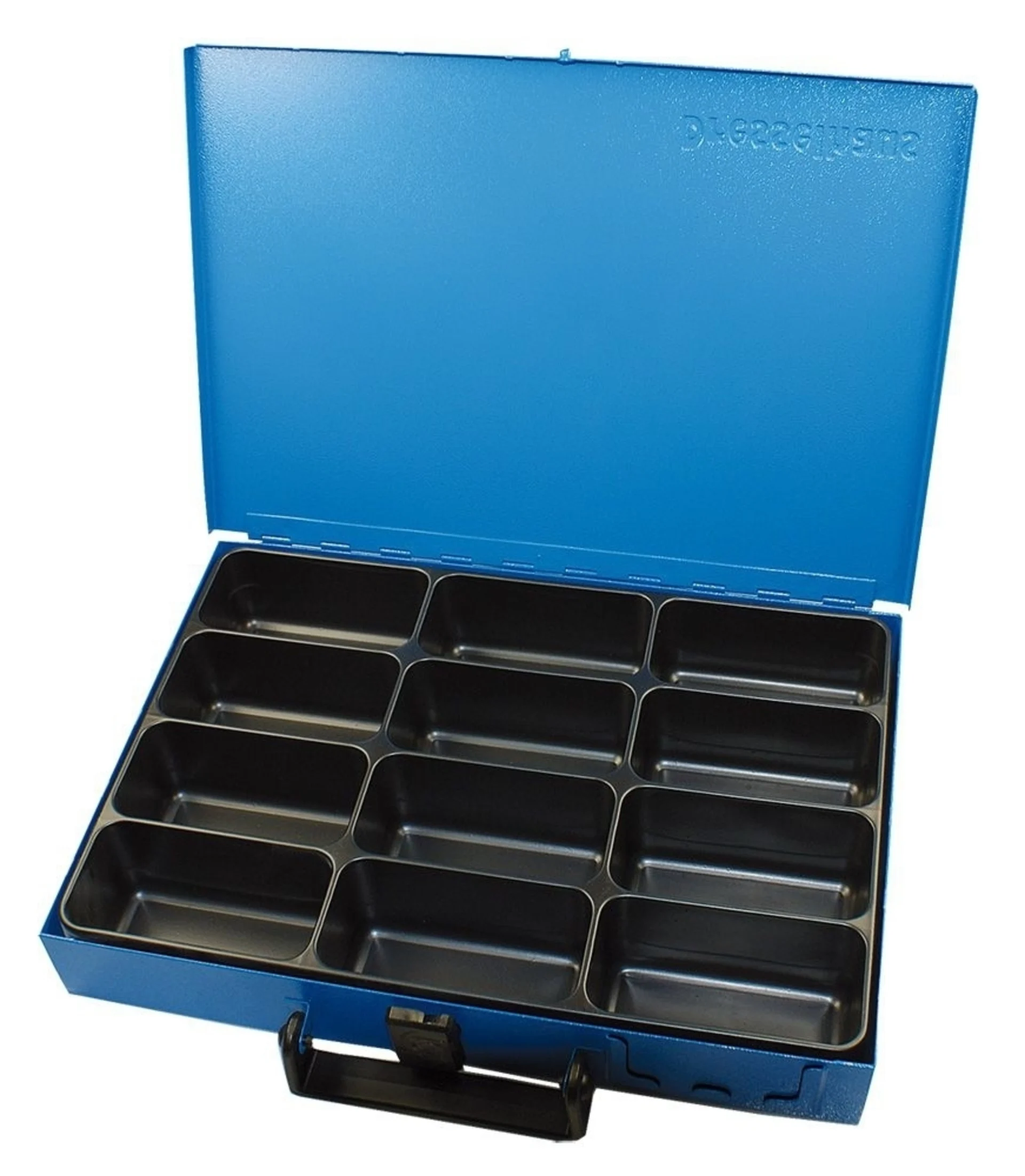 Boîte d'assortiment en métal 12-f. vide