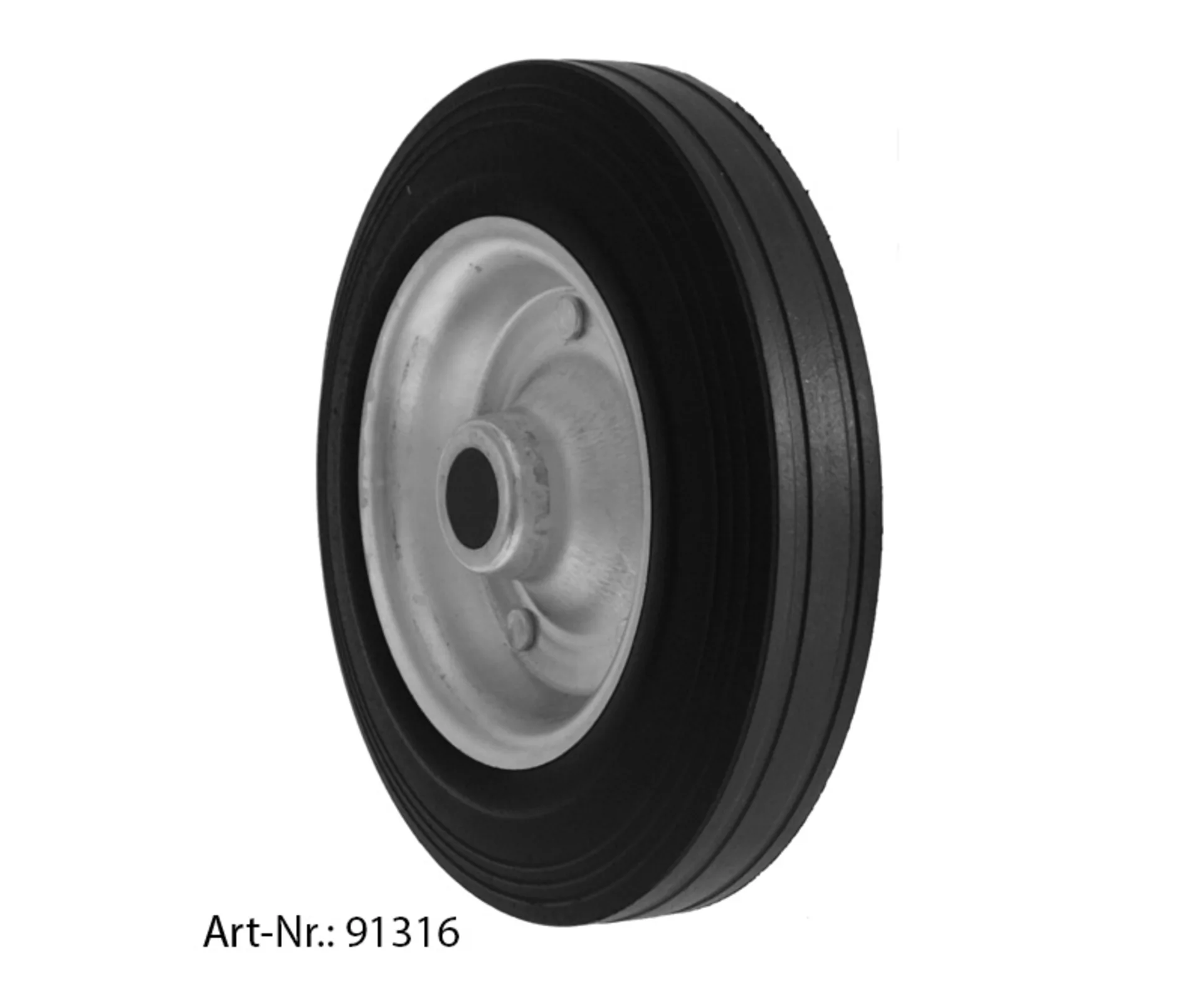 Roue 205x61 plastique
