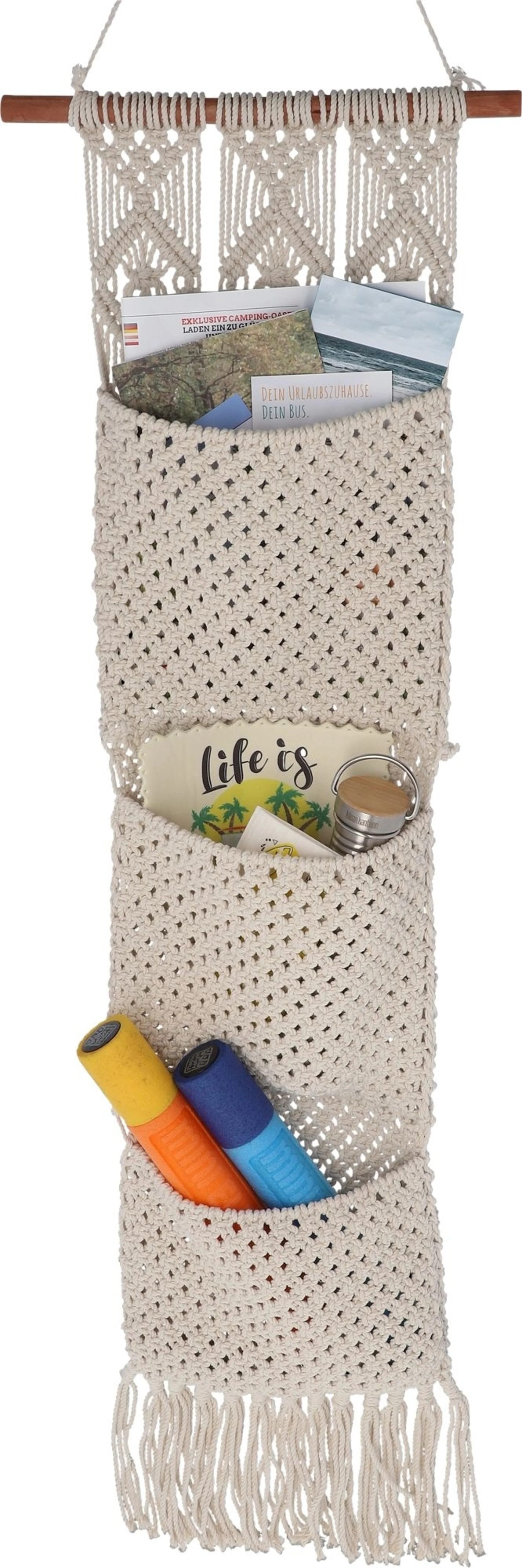 Camplife Organiseur en macramé L