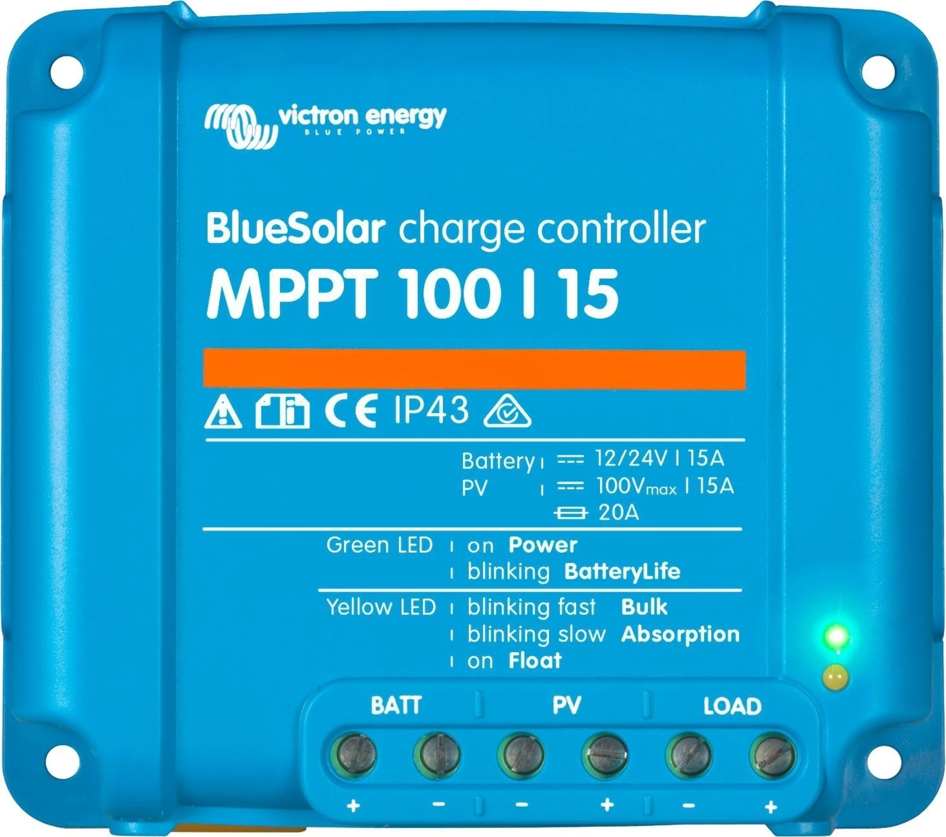 Victron BlueSolar MPPT 100/15 Régulateur de charge solaire 100 V / 15 A