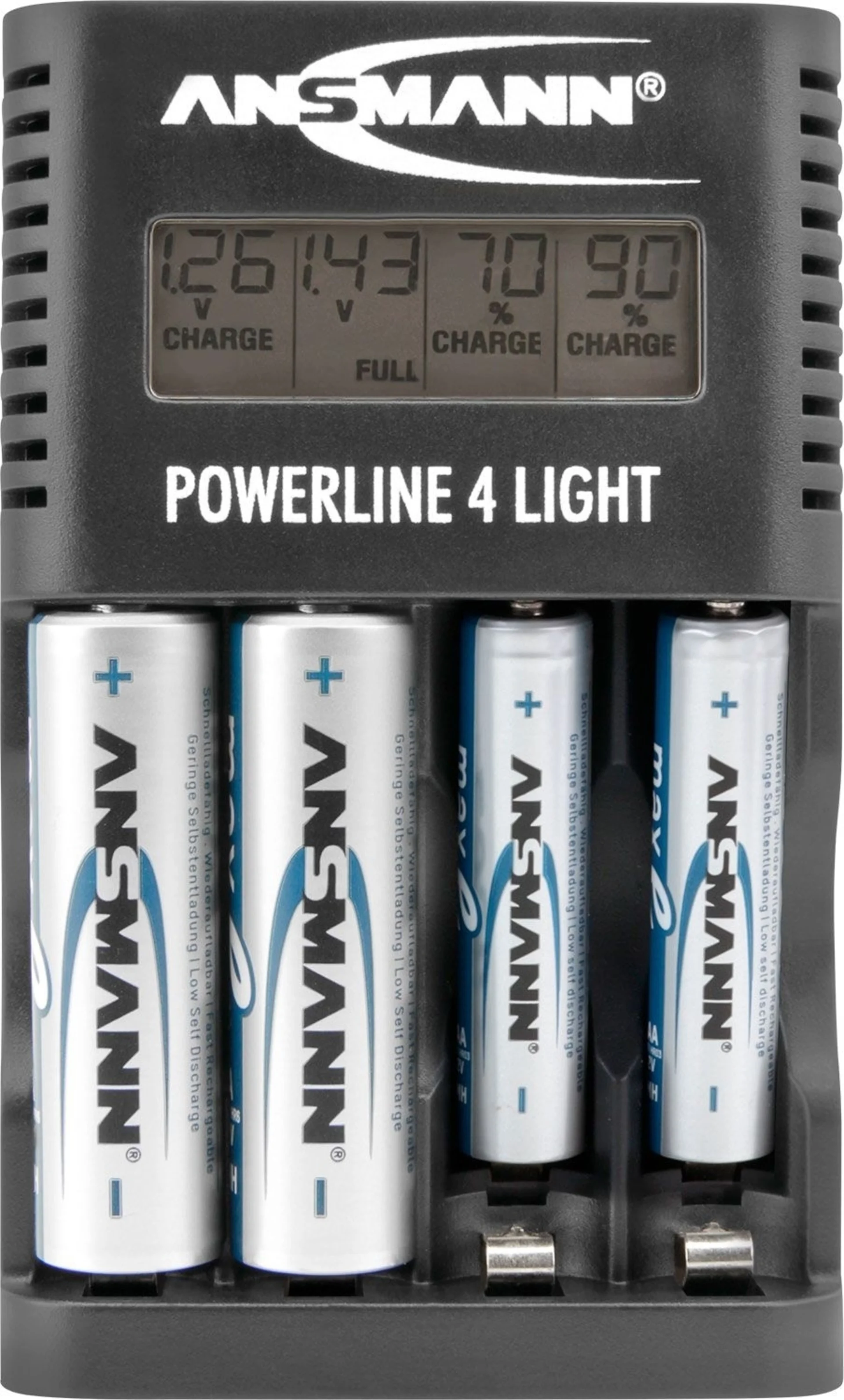 Ansmann Powerline 4 Light Akkubatterie Ladegerät