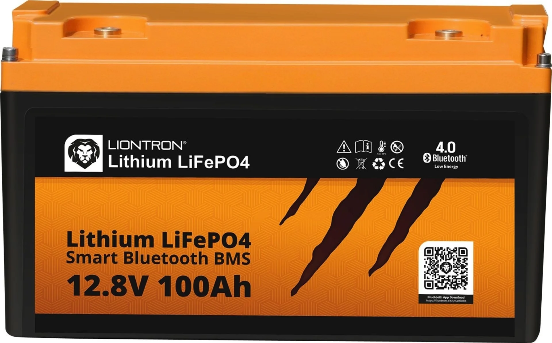 Liontron LiFeP04 Smart Bluetooth BMS Lithium Batterie 12,8 V / 100 Ah