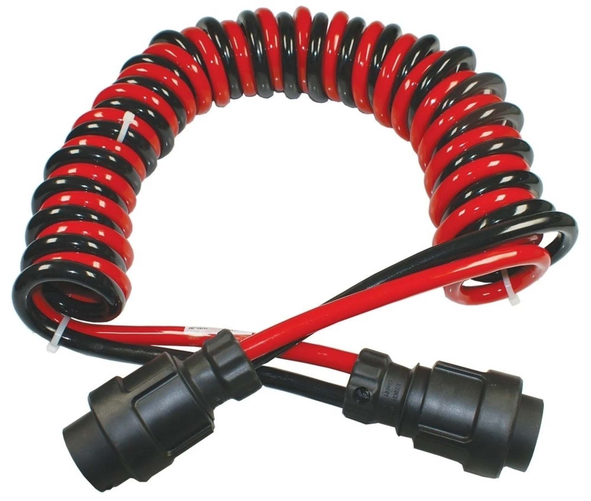 Câble spiralé 2 x 35 mm2 avec fiche Nato Câble spiralé 2 x 35 mm2 avec fiche Nato