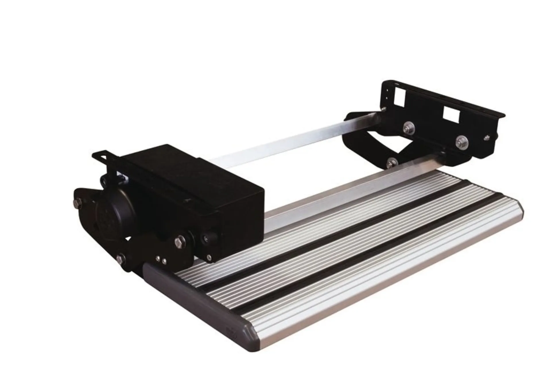 Elektrische Trittstufe Serie S für Reisemobile mit niedrigem Chassis (435 mm, 12 V) aus Aluminium