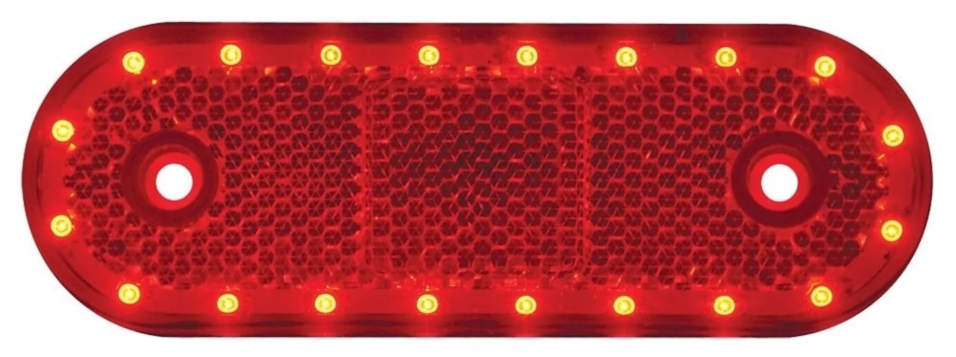 WAS - LED-Positionsleuchte 12/24V rot 114x40mm WAS - LED-Positionsleuchte 12/24V rot 114x40mm