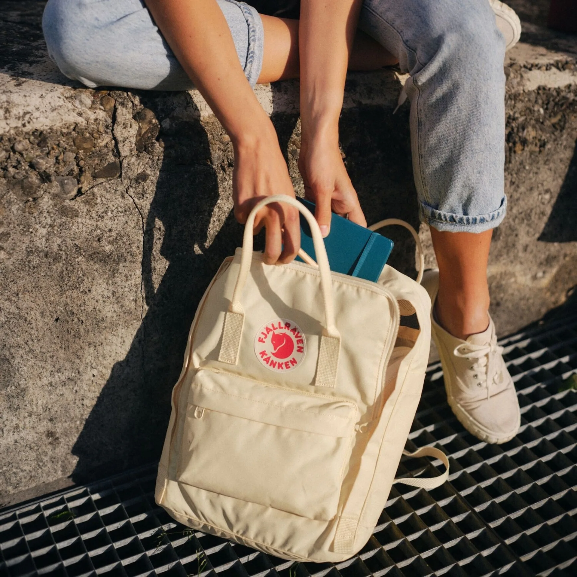 Fjällräven Kanken sac à dos de jour 16 litres bleu ciel Fjällräven Kanken sac à dos de jour 16 litres bleu ciel