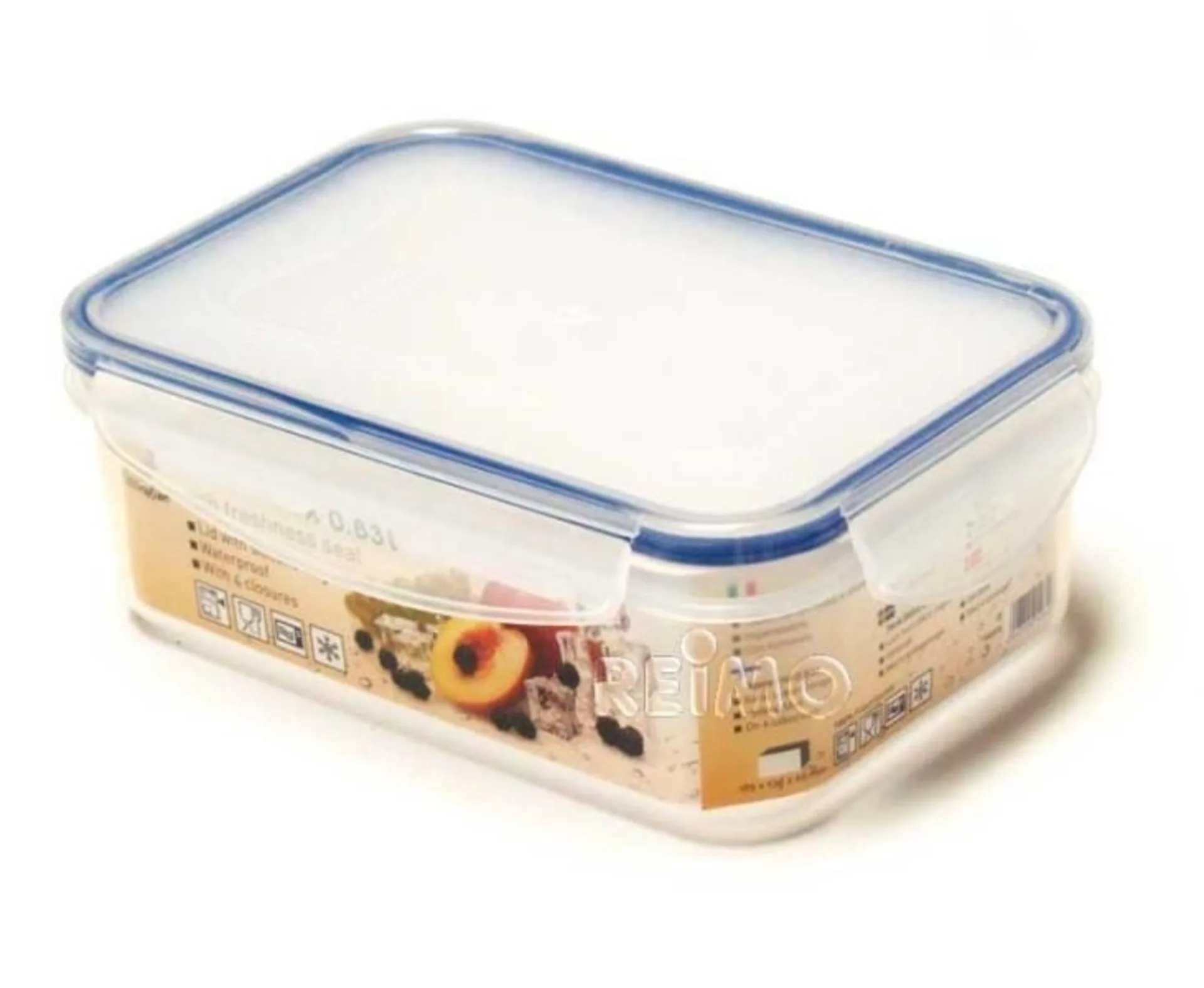 Boîte de conservation transparente d'une capacité de 0,83 litre