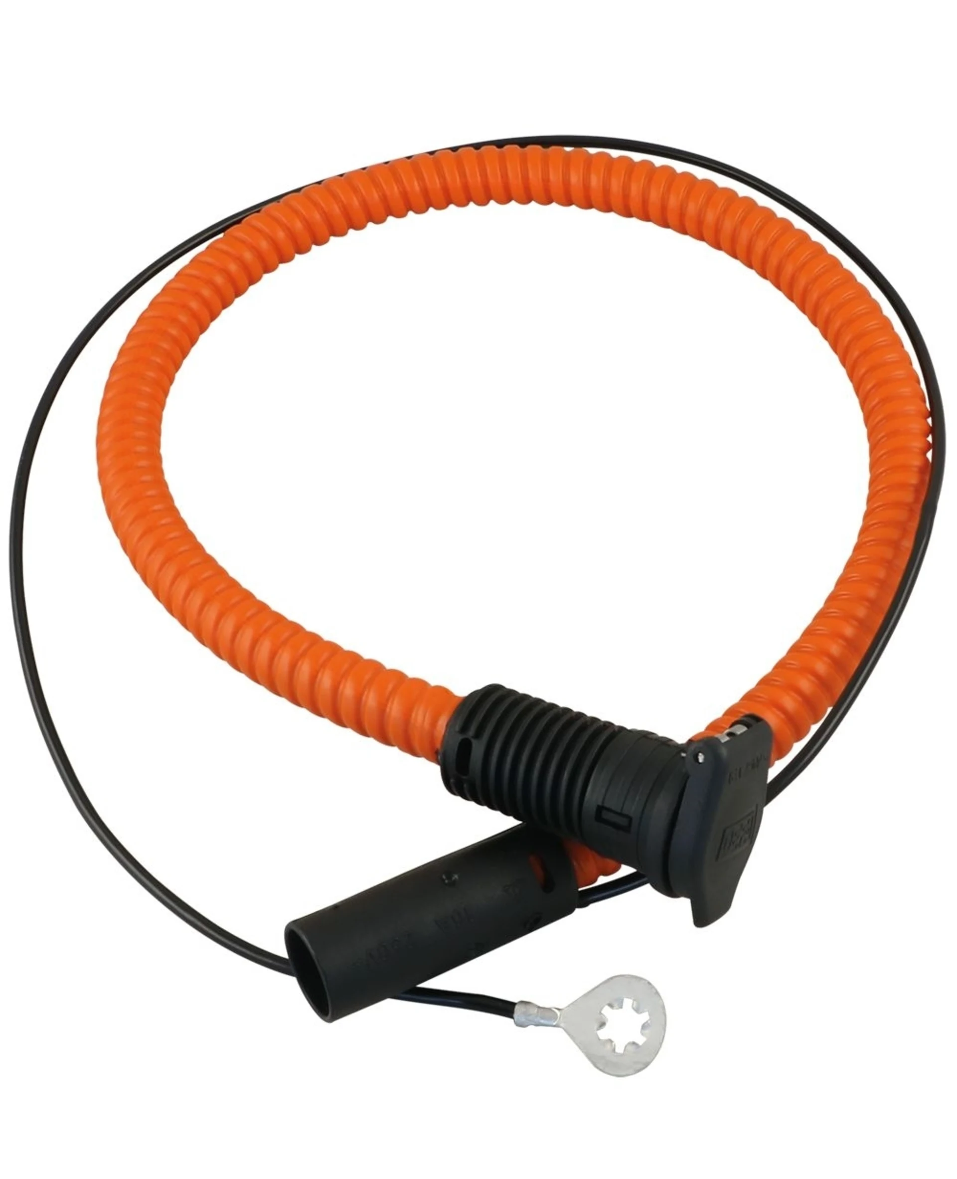 DEFA - 230 VAC MiniPlug Eingangskabel 0.6 m or Mit Einbausteckdose, Wellrohr und MiniPlug Stecker