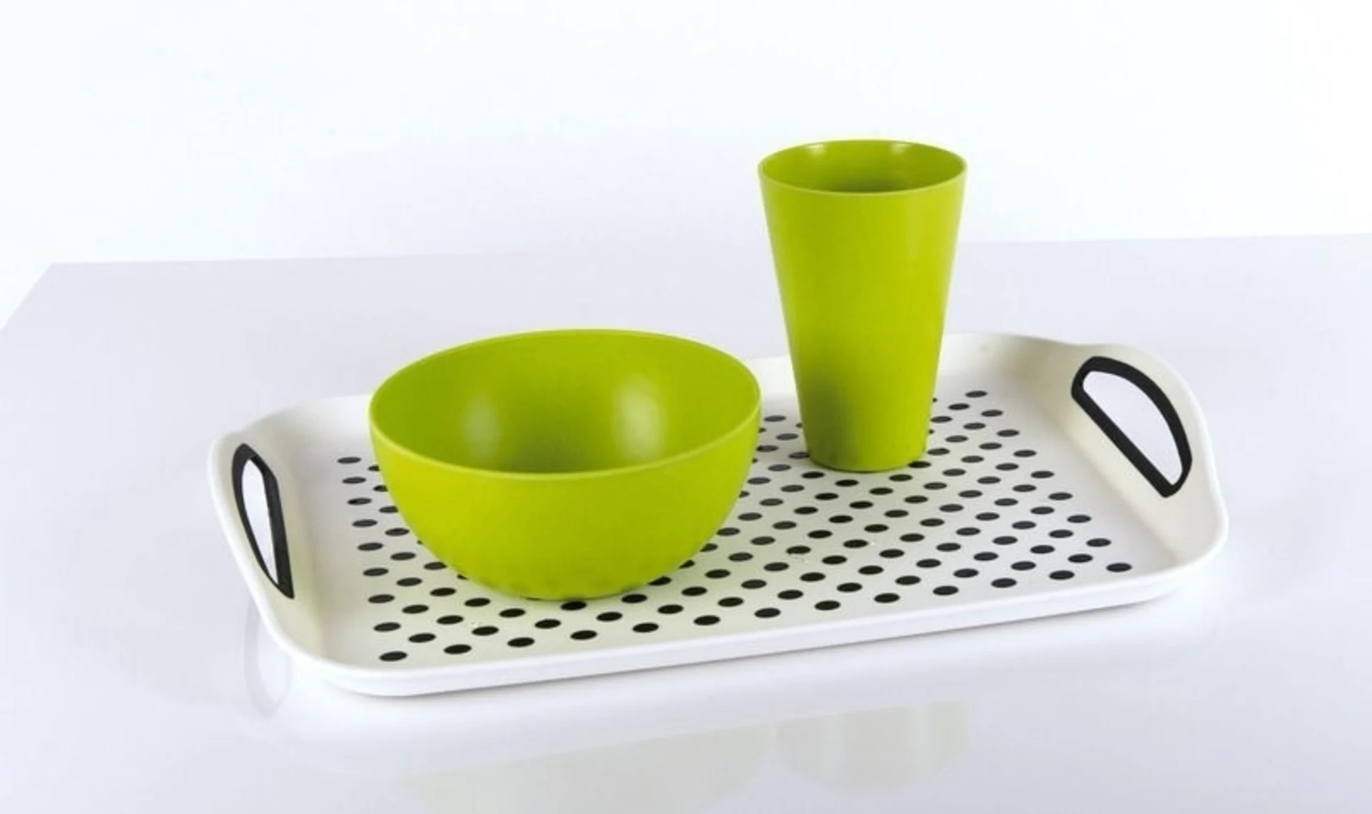 Séchoir à vaisselle pliable en silicone avec égouttoir - Blanc/gris