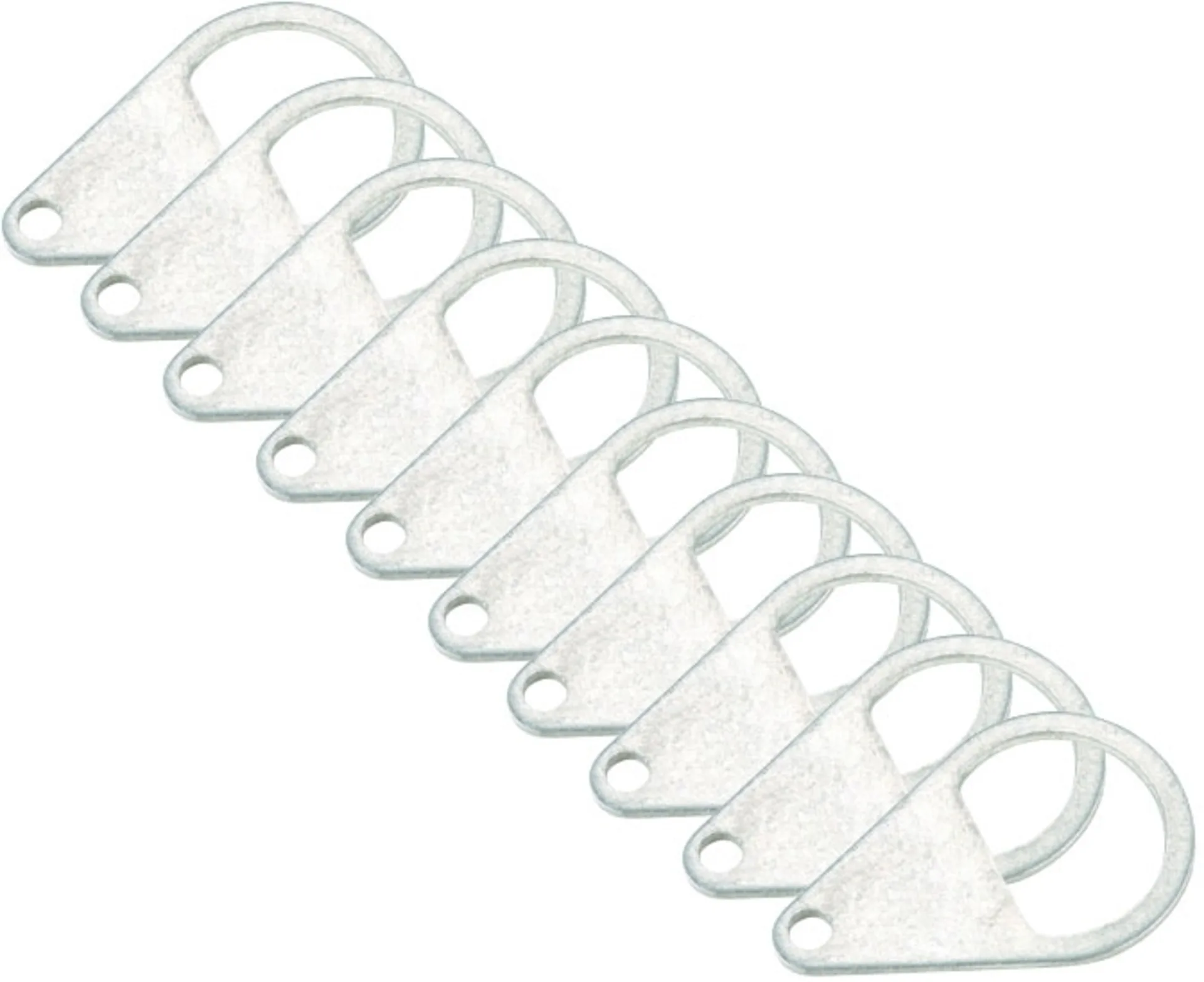 Berger Heringslasche Aluminium 10er Pack