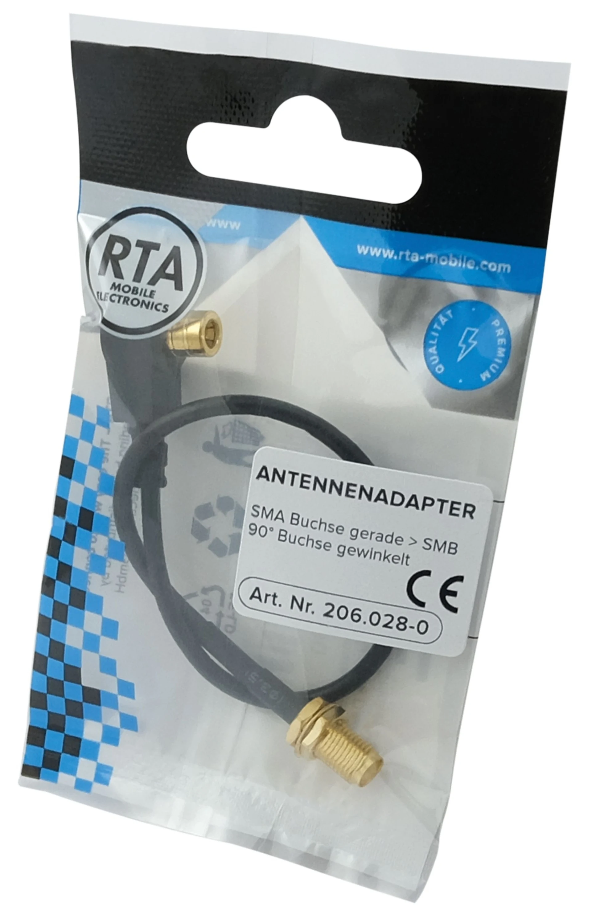 Adapter zu DAB-Antennenstecker SMB W >SMA W