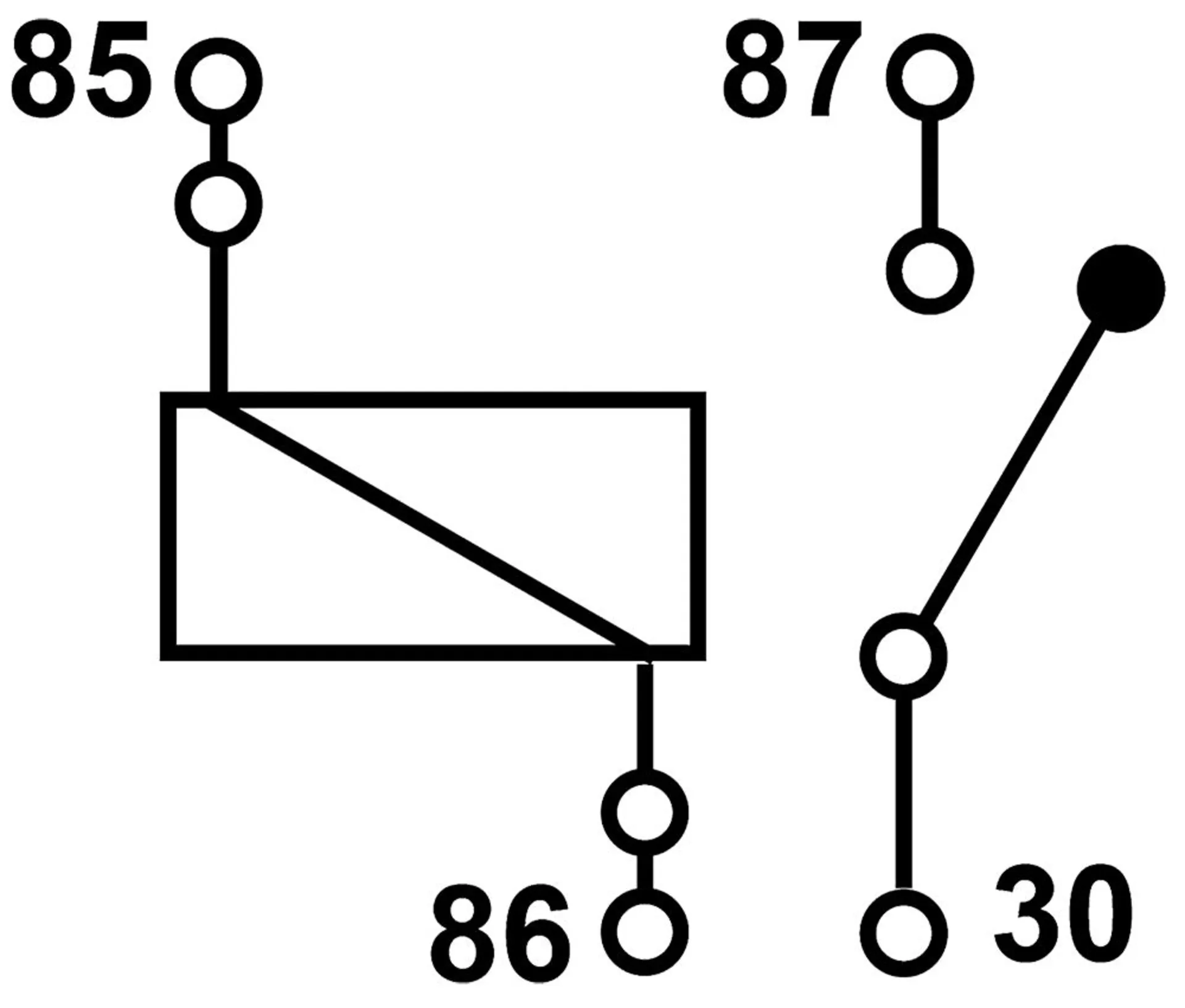 Mini-Relais 24V 22A, 0-1 0 - 1 / 24V 22A