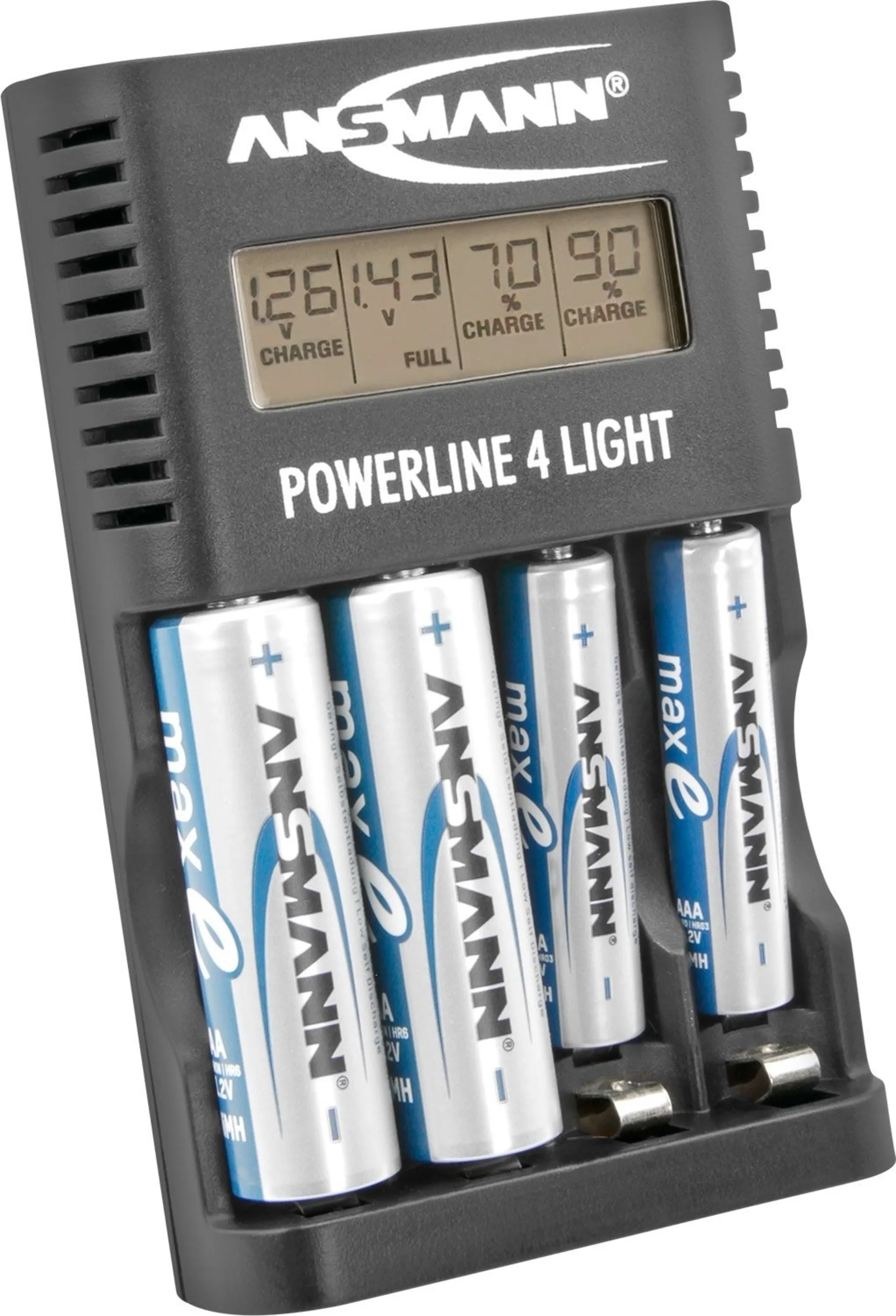 Ansmann Powerline 4 Light Akkubatterie Ladegerät