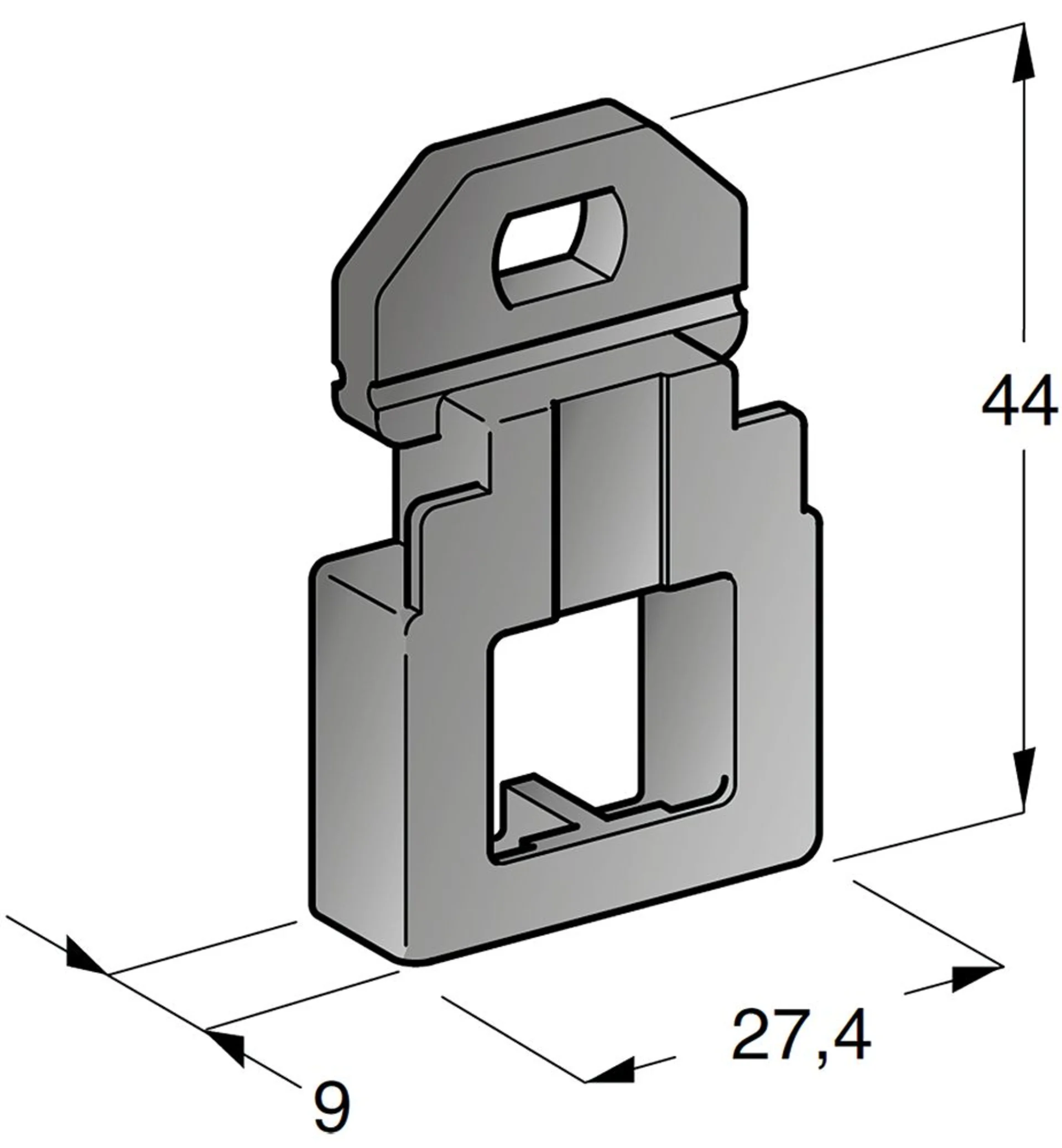 Support pour porte-fusible Maxi-Sich.