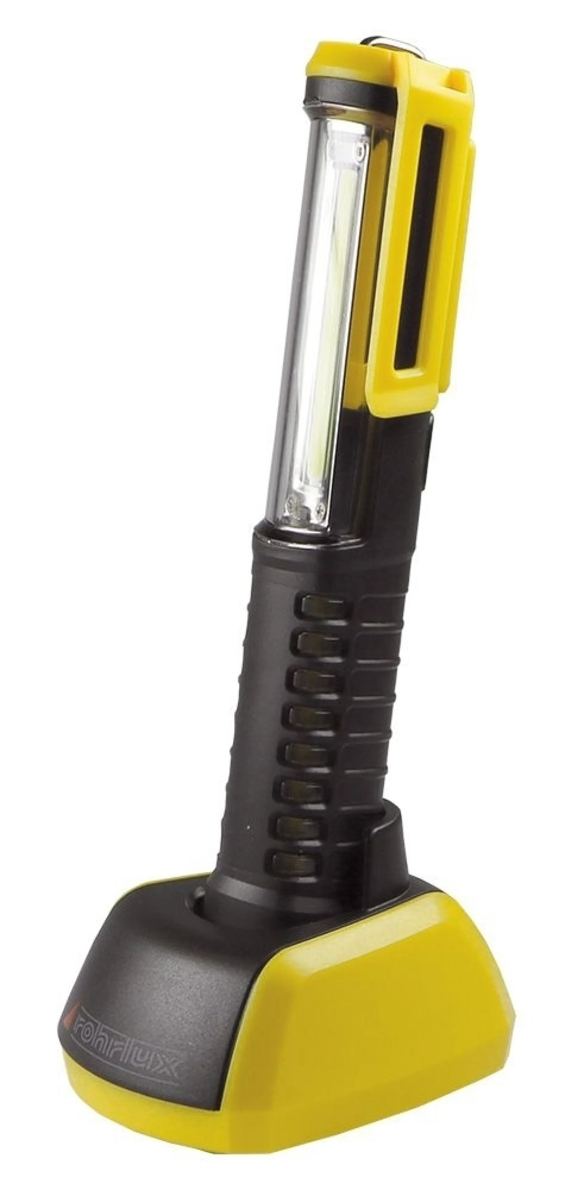 Kompakte Handlampe mit Ladestation
