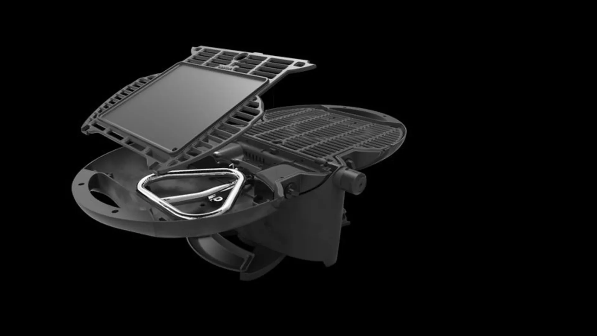 Grille de cuisson en aluminium, fermée, 27x35cm, 500g