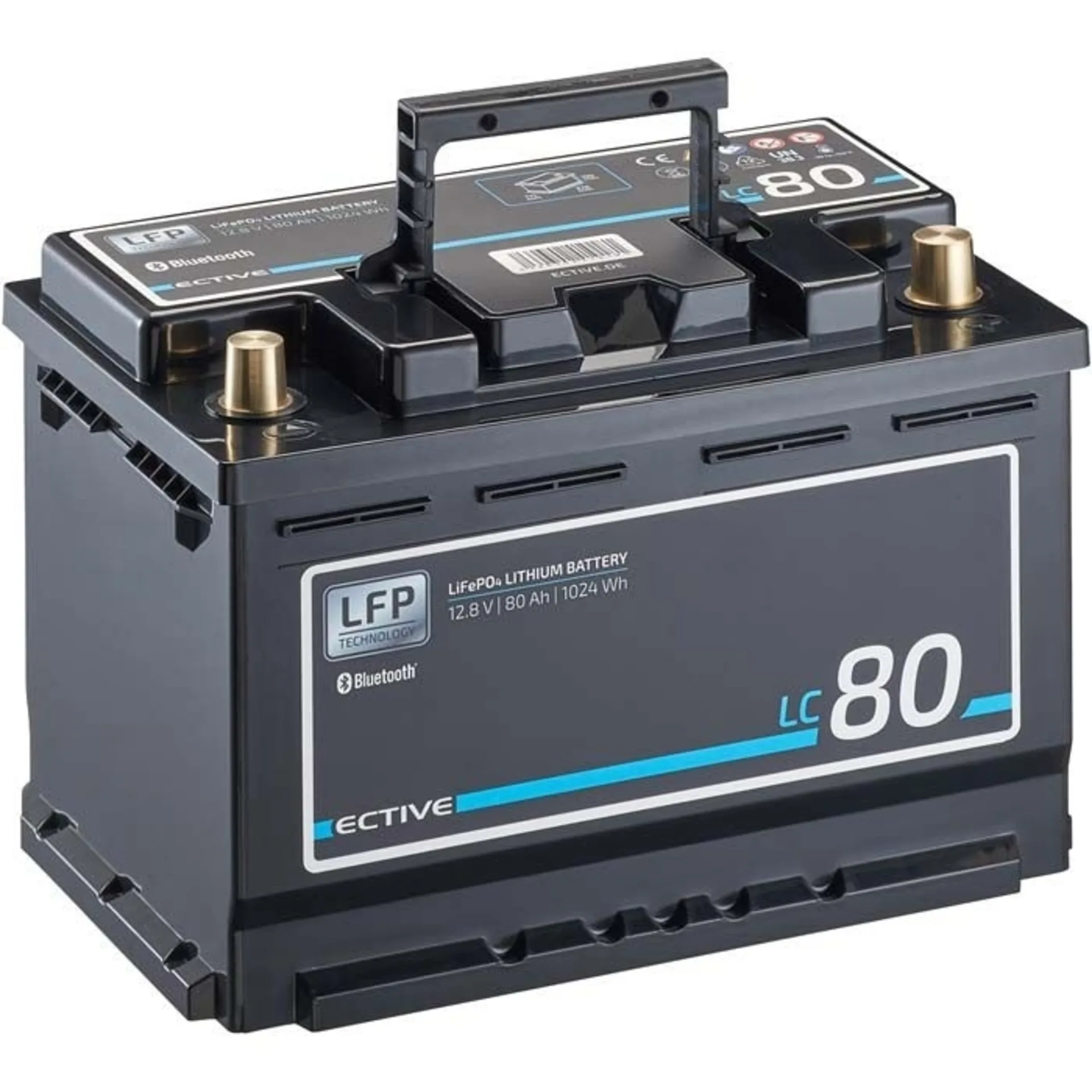 ECTIVE LC 80 LT 12V LiFePO4 Lithiumbatterie 80 Ah