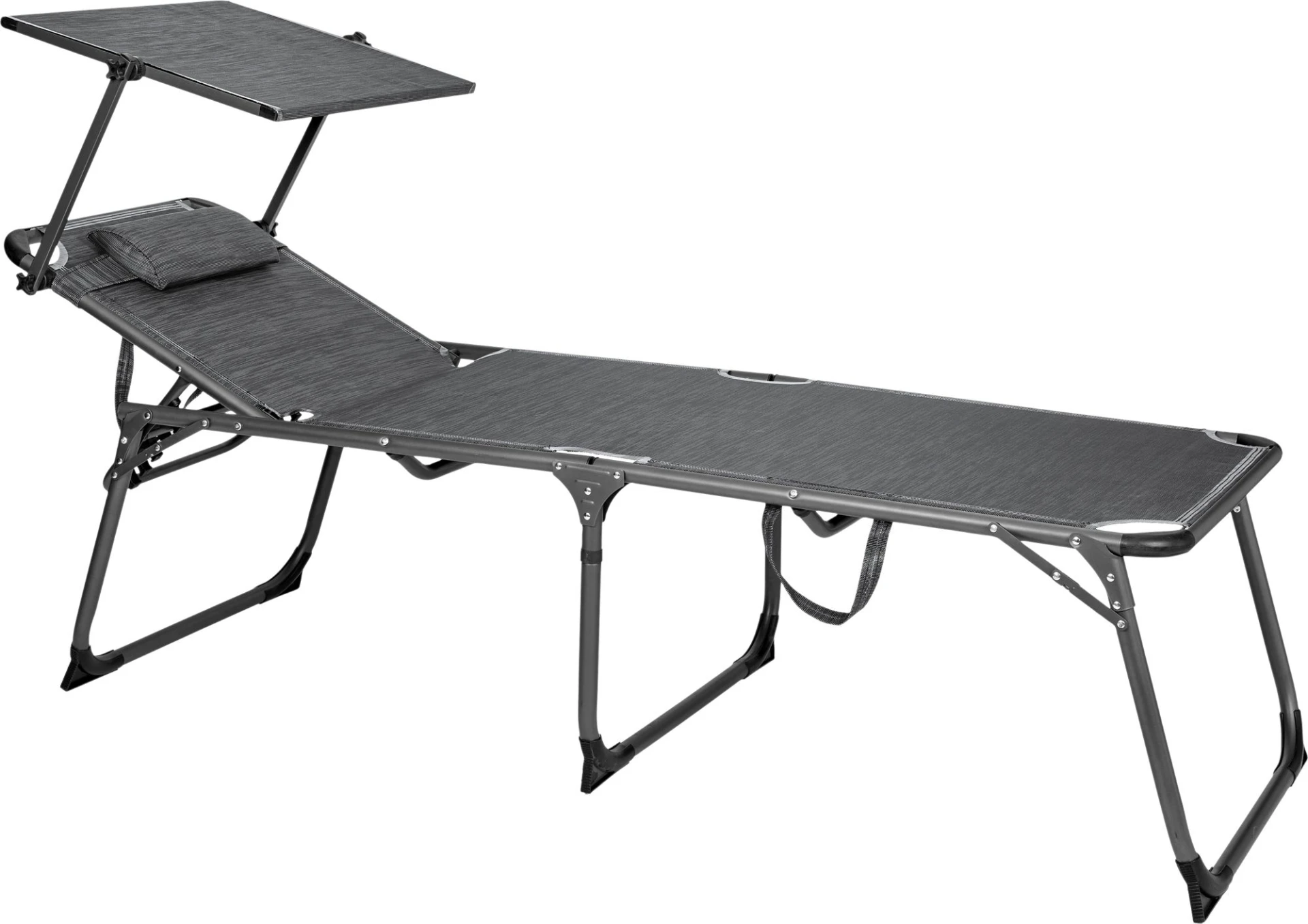 Berger Slimline Dreibein Sonnenliege anthrazit