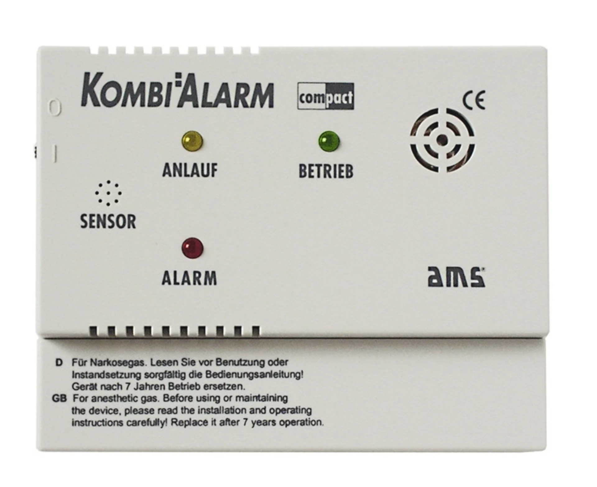 Détecteur de gaz AMS-Kombi Compact KO/gaz liquide 12V